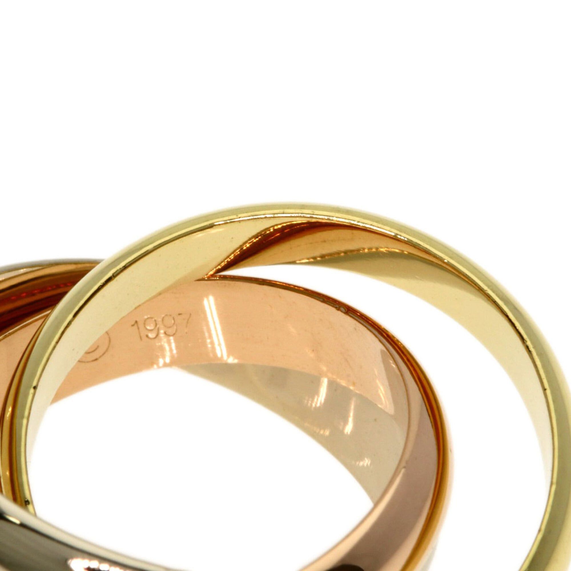 Cartier Cartier Trinity #49 Ring - 18K Yellow Gold/18K Pink White Gold Women's CARTIER Size ONE SIZE - 7 Thumbnail