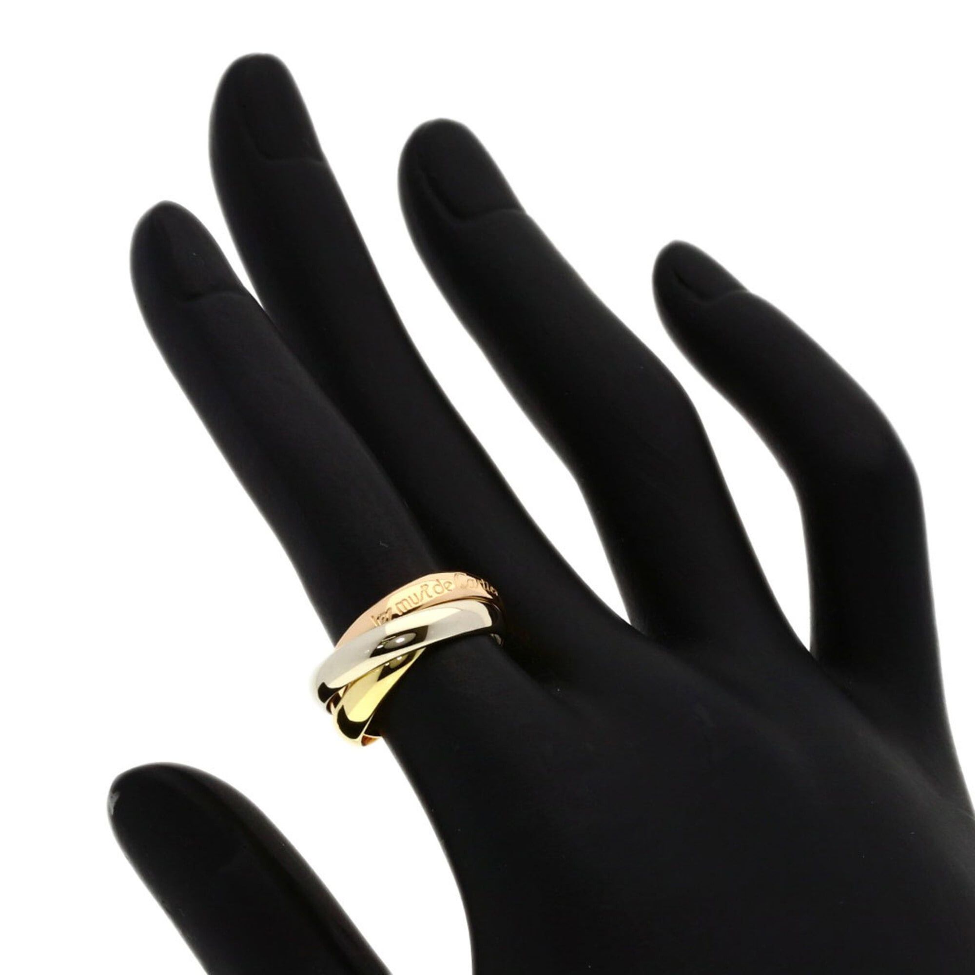 Cartier Cartier Trinity #49 Ring - 18K Yellow Gold/18K Pink White Gold Women's CARTIER Size ONE SIZE - 4 Thumbnail