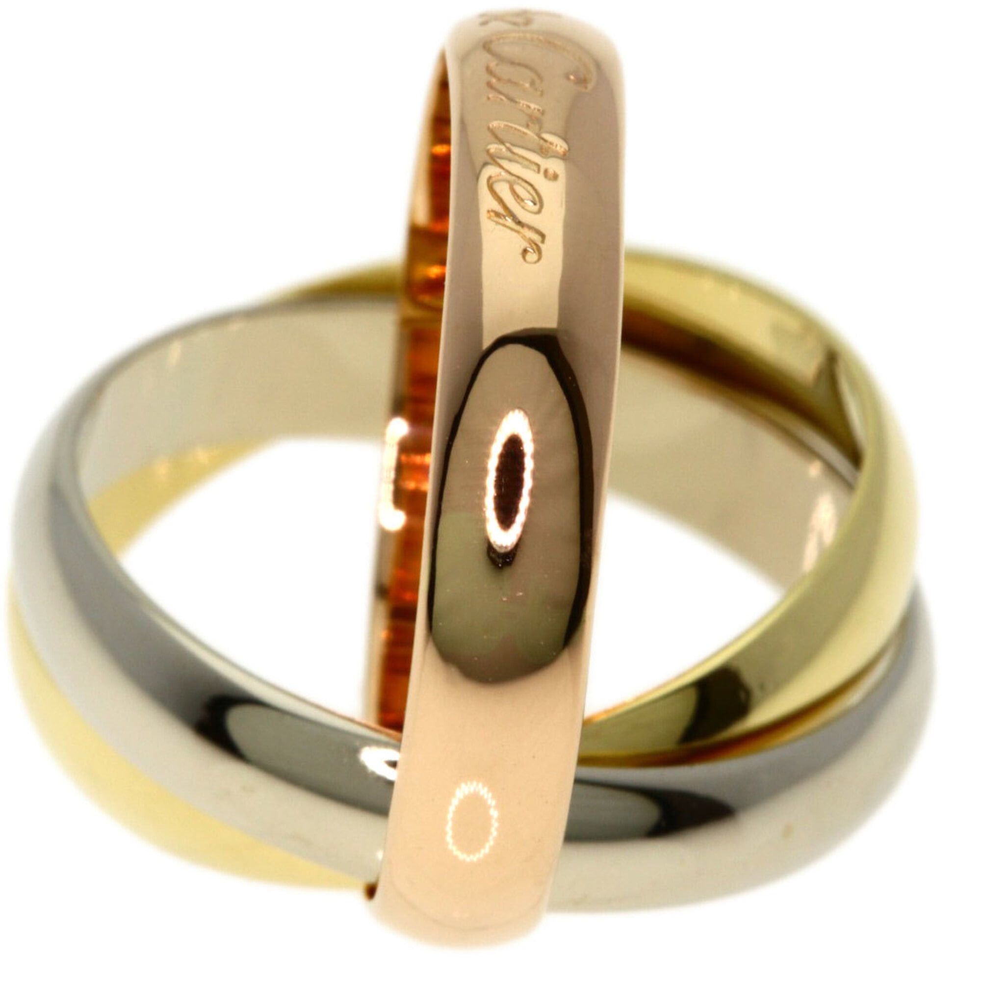 Cartier Cartier Trinity #49 Ring - 18K Yellow Gold/18K Pink White Gold Women's CARTIER Size ONE SIZE - 5 Thumbnail