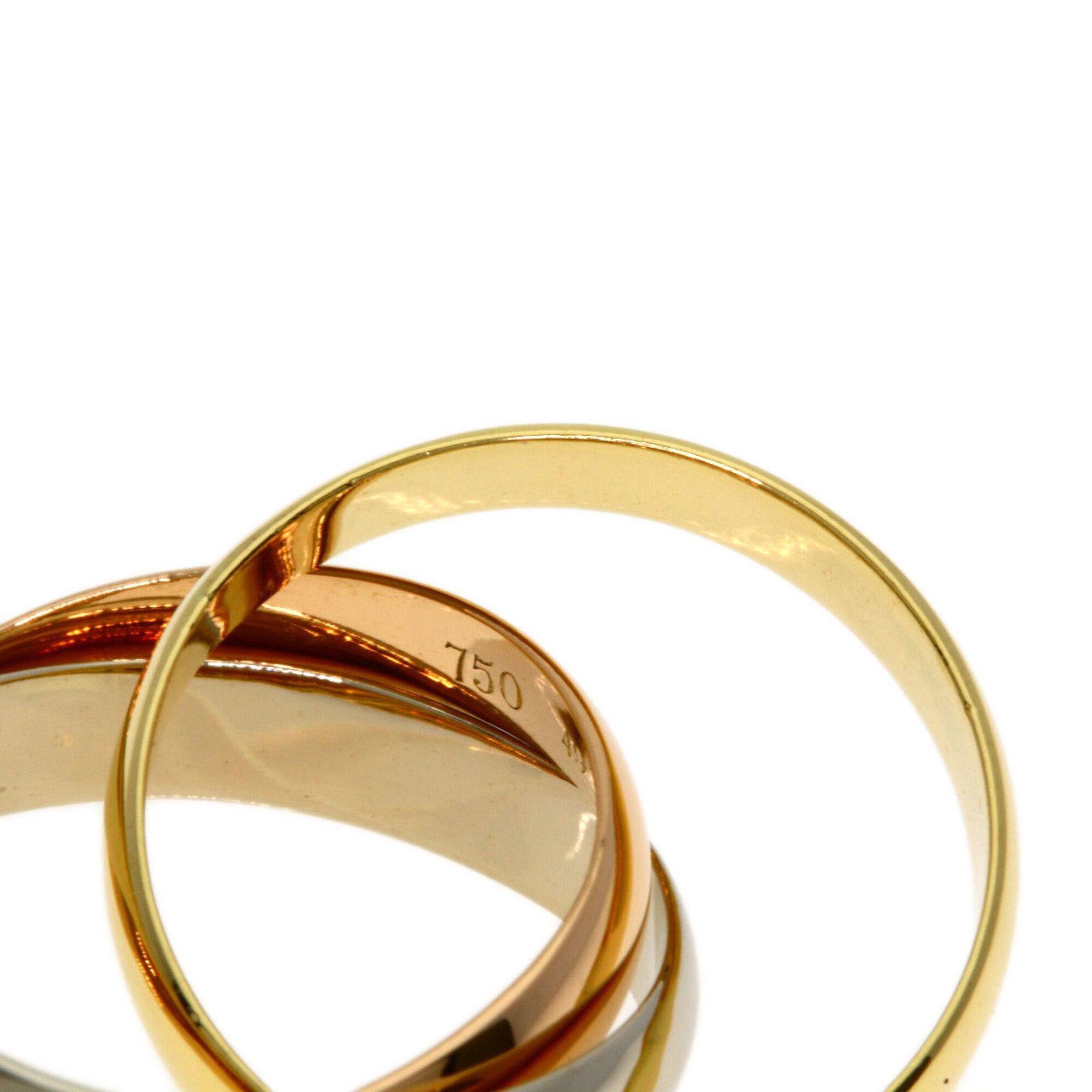 Cartier Cartier Trinity #49 Ring - 18K Yellow Gold/18K Pink White Gold Women's CARTIER Size ONE SIZE - 7 Thumbnail