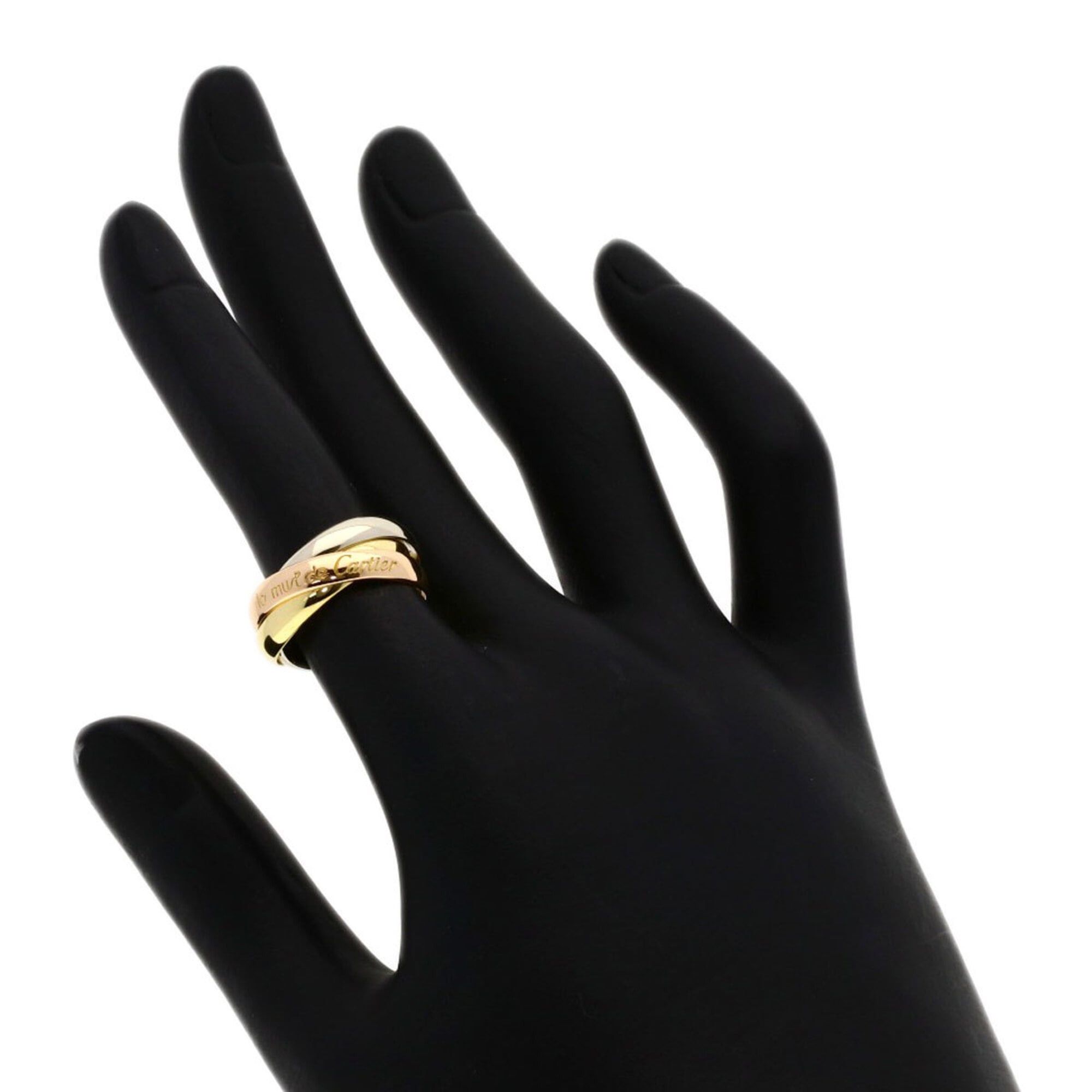 Cartier Cartier Trinity #49 Ring - 18K Yellow Gold/18K Pink White Gold Women's CARTIER Size ONE SIZE - 4 Thumbnail