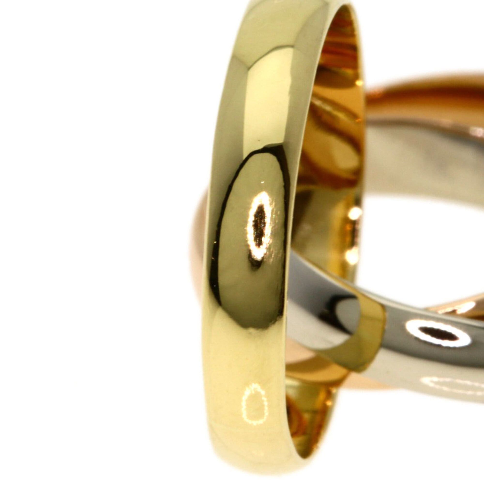 Cartier Cartier Trinity #49 Ring - 18K Yellow Gold/18K Pink White Gold Women's CARTIER Size ONE SIZE - 6 Thumbnail