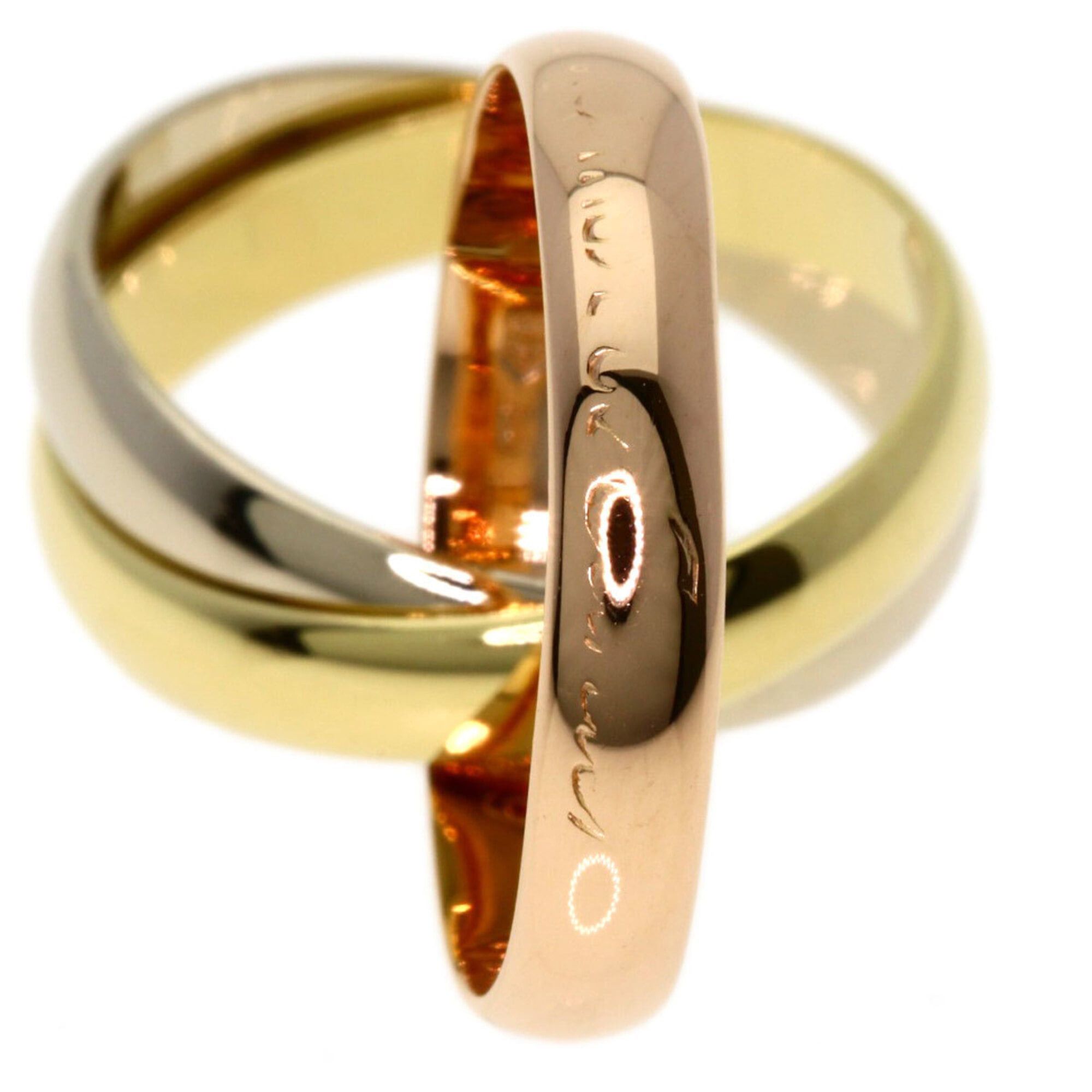 Cartier Cartier Trinity #49 Ring - 18K Yellow Gold/18K Pink White Gold Women's CARTIER Size ONE SIZE - 5 Thumbnail