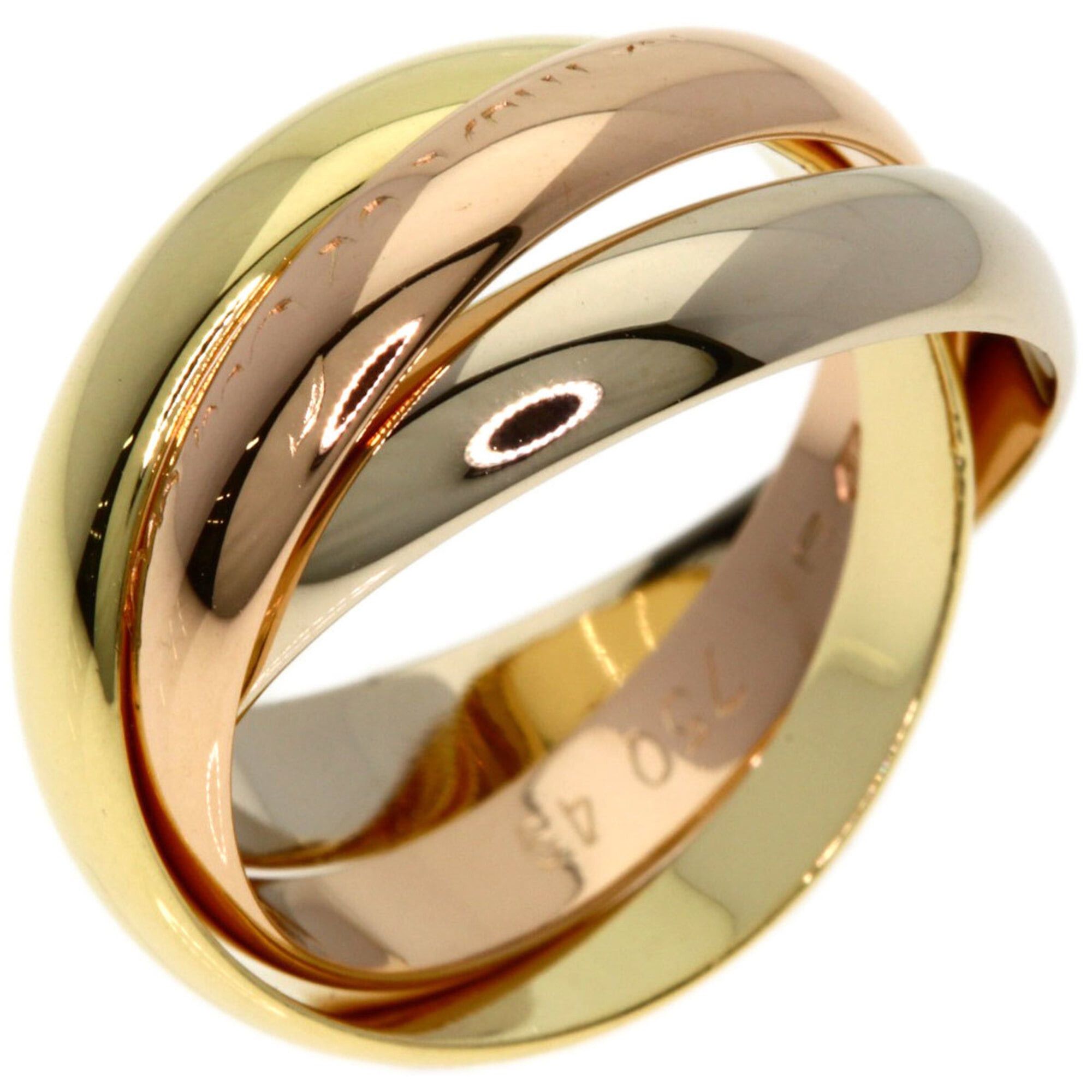 Cartier Cartier Trinity #49 Ring - 18K Yellow Gold/18K Pink White Gold Women's CARTIER Size ONE SIZE - 2 Thumbnail