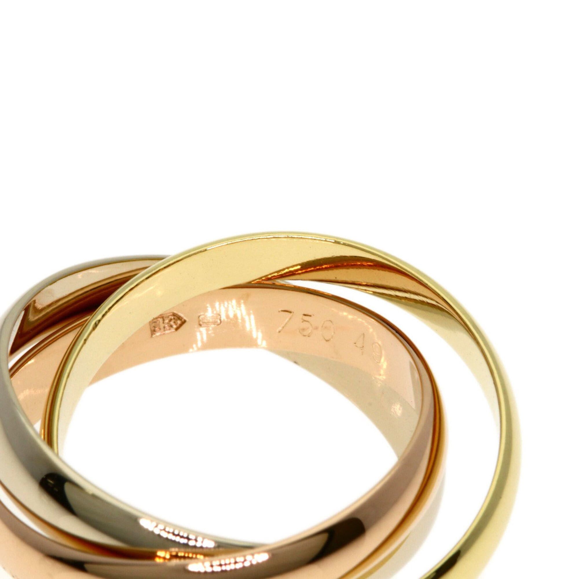 Cartier Cartier Trinity #49 Ring - 18K Yellow Gold/18K Pink White Gold Women's CARTIER Size ONE SIZE - 6 Thumbnail