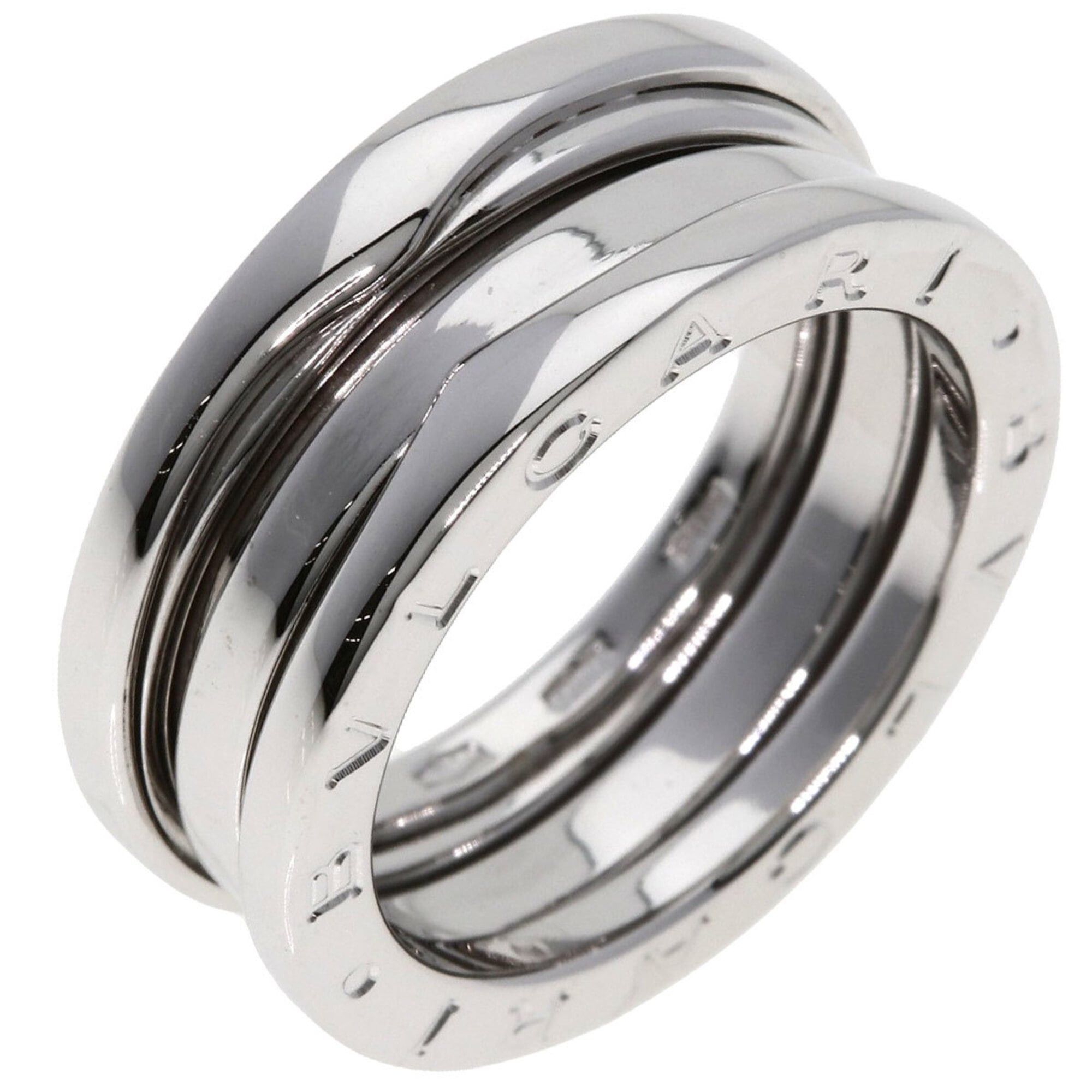 Bvlgari BVLGARI B-zero1 2-band ring #52, 18K white gold, women's. Size ONE SIZE - 2 Thumbnail
