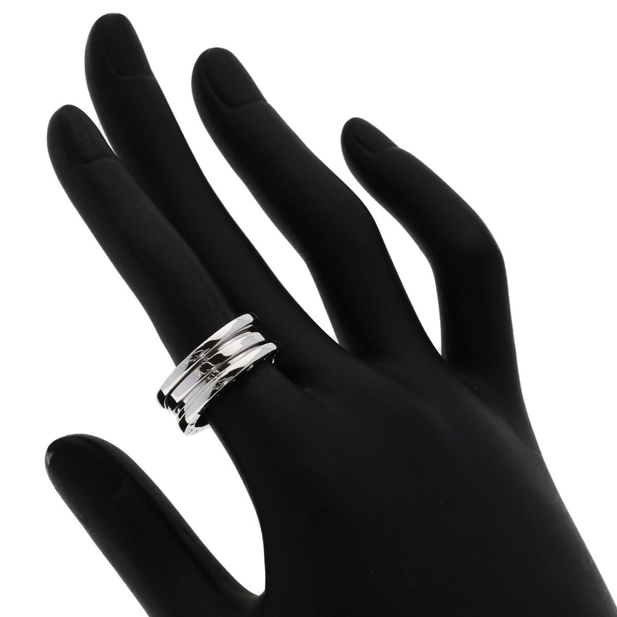Bvlgari BVLGARI B-zero1 2-band ring #52, 18K white gold, women's. Size ONE SIZE - 5 Thumbnail