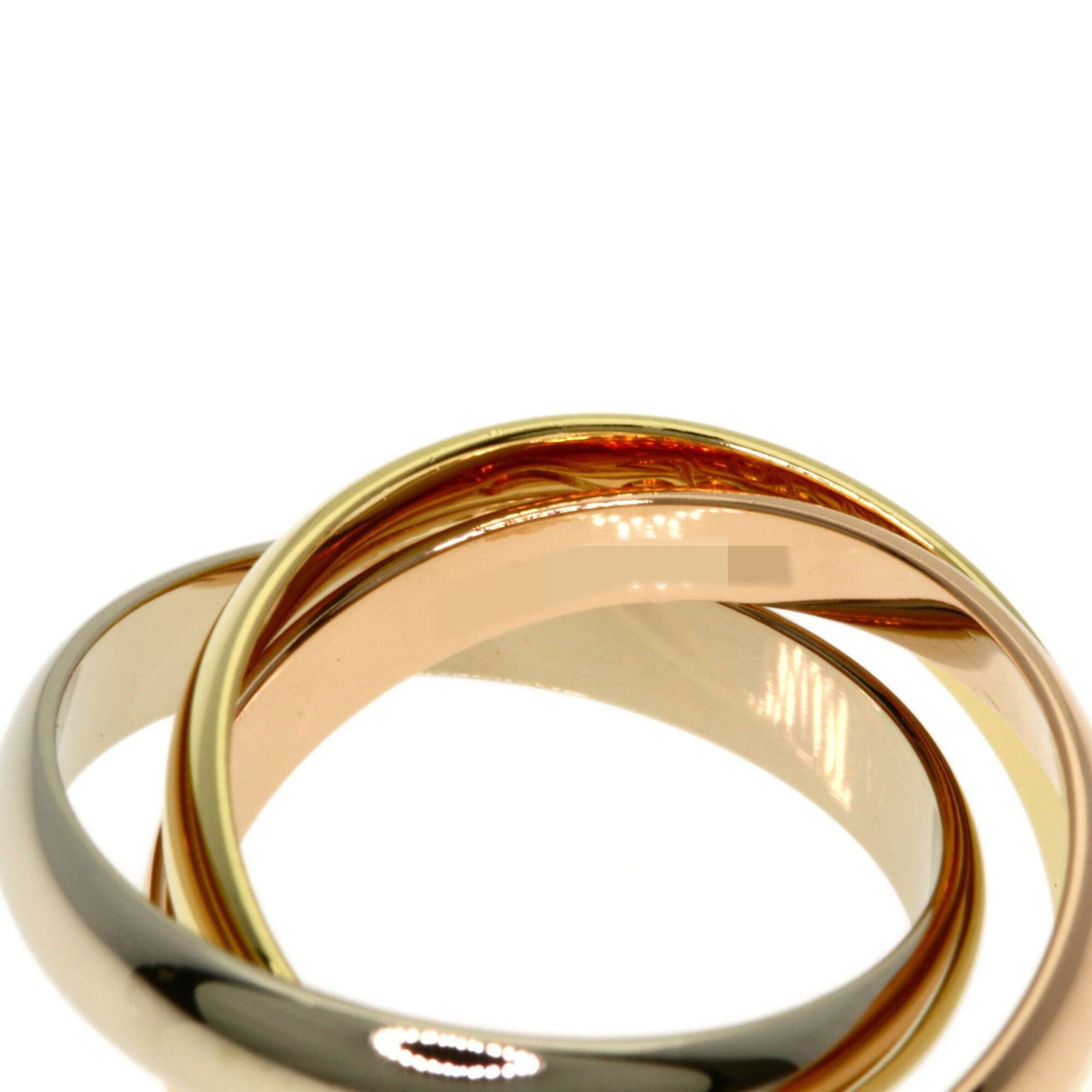 Cartier Cartier Trinity #49 Ring - 18K Yellow Gold/18K Pink White Gold Women's CARTIER Size ONE SIZE - 4 Thumbnail