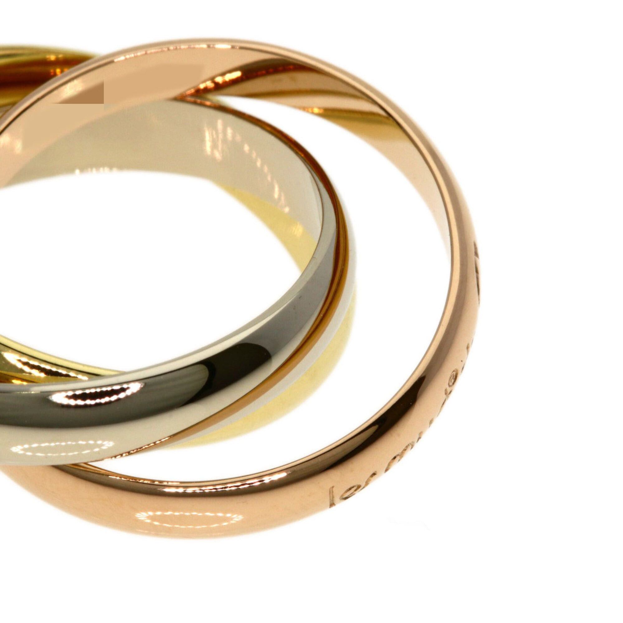 Cartier Cartier Trinity #52 Ring - 18K Yellow Gold/18K Pink White Gold Women's CARTIER Size ONE SIZE - 6 Thumbnail