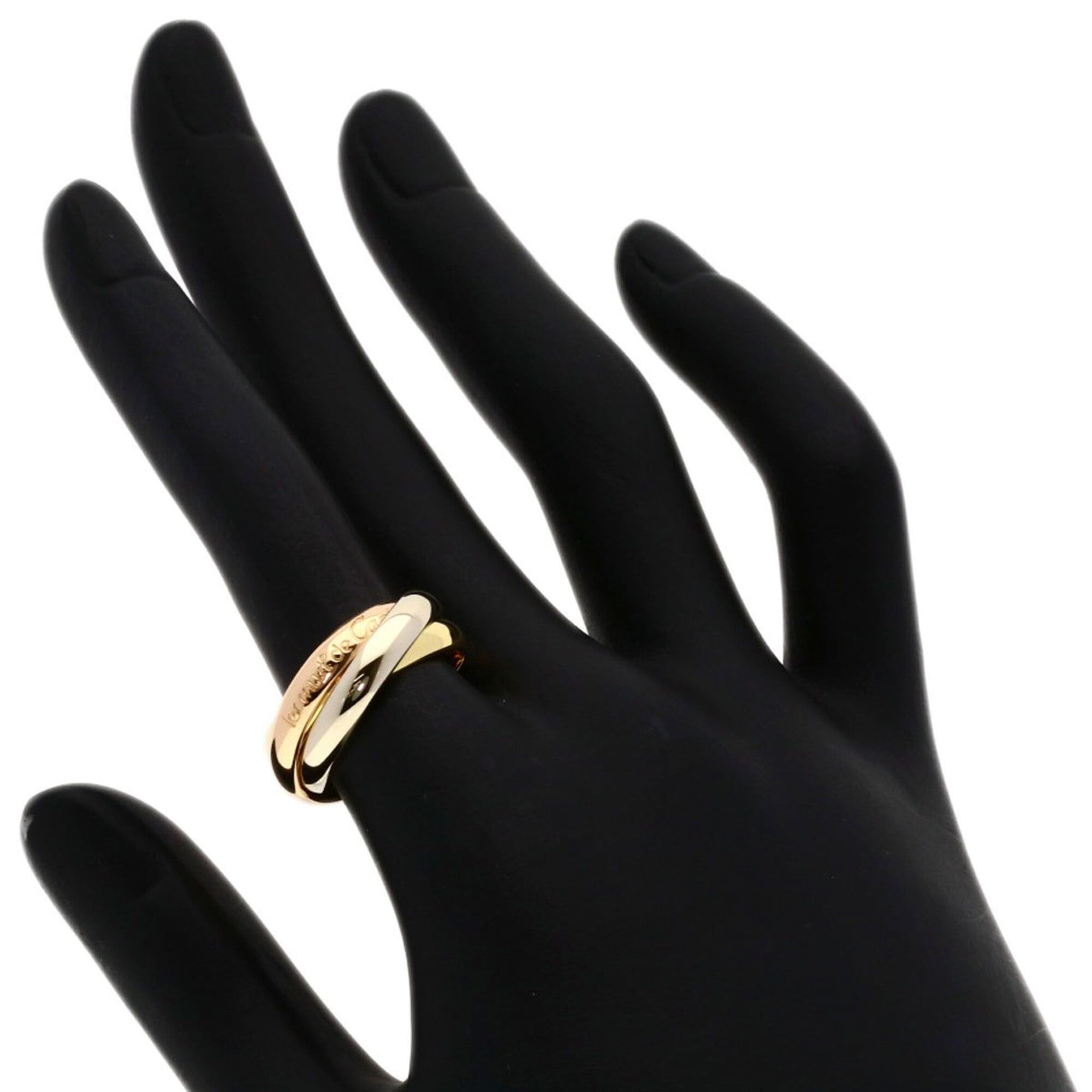 Cartier Cartier Trinity #52 Ring - 18K Yellow Gold/18K Pink White Gold Women's CARTIER Size ONE SIZE - 4 Thumbnail