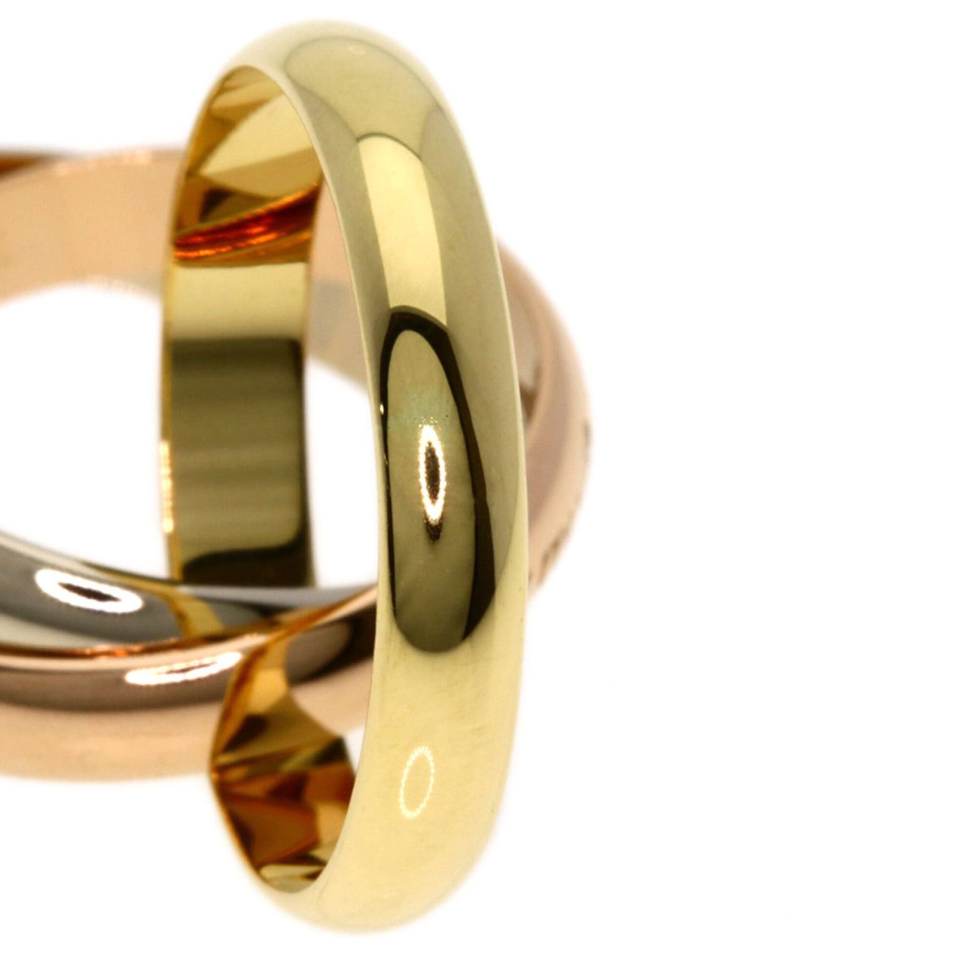 Cartier Cartier Trinity #52 Ring - 18K Yellow Gold/18K Pink White Gold Women's CARTIER Size ONE SIZE - 5 Thumbnail