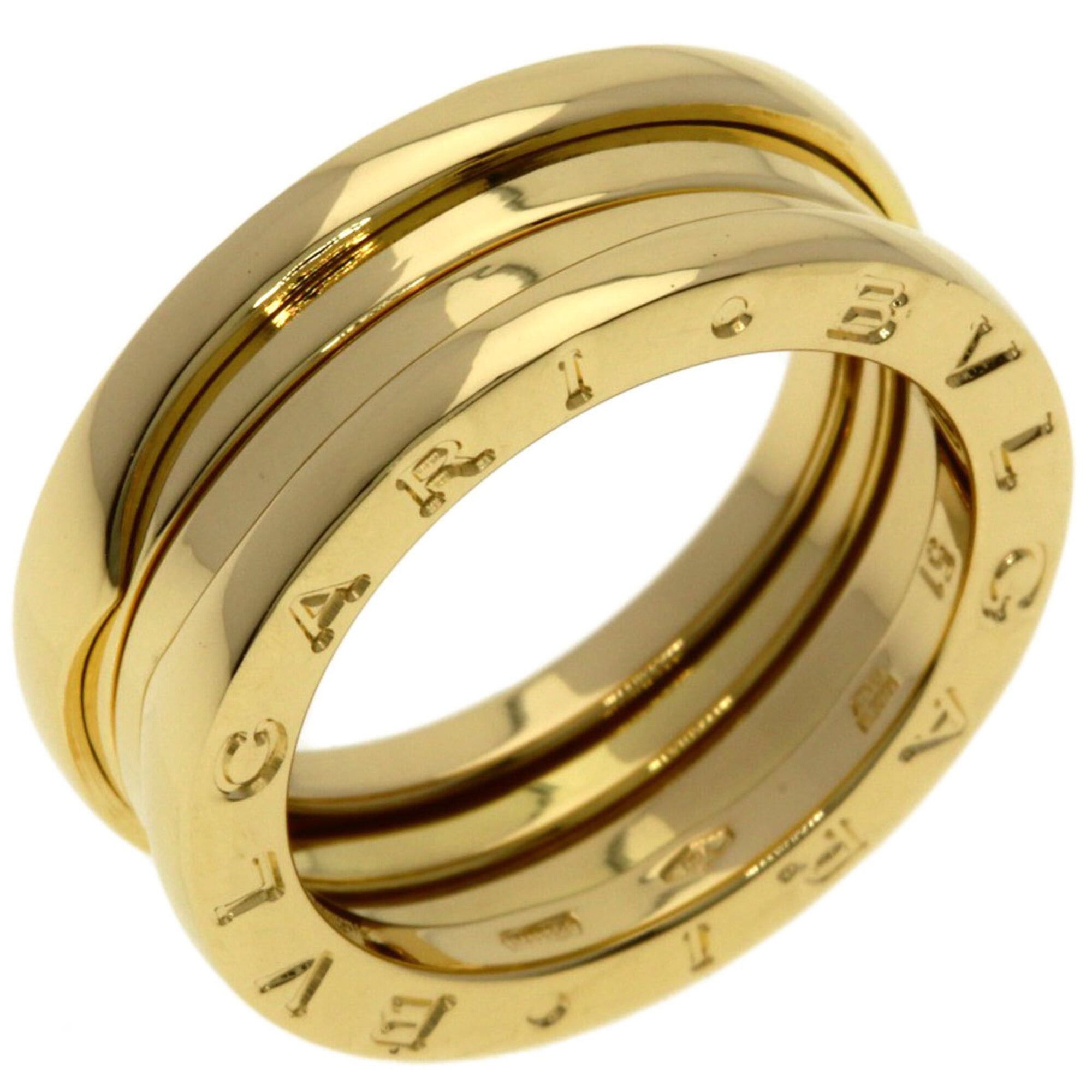 Bvlgari BVLGARI B-zero1 2-band ring #51, 18K yellow gold, women's. Size ONE SIZE - 2 Thumbnail