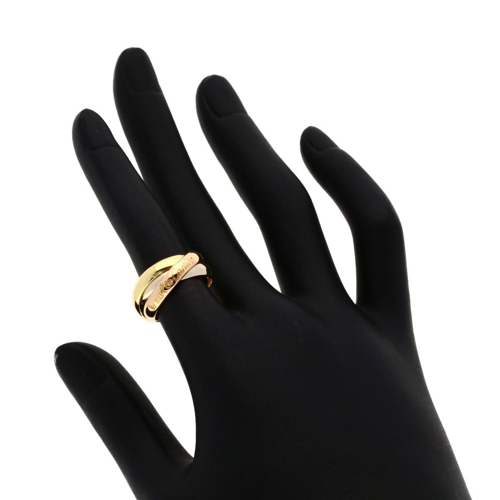 Cartier Cartier Trinity #48 Ring - 18K Yellow Gold/18K Pink White Gold Women's CARTIER Size ONE SIZE - 4 Thumbnail
