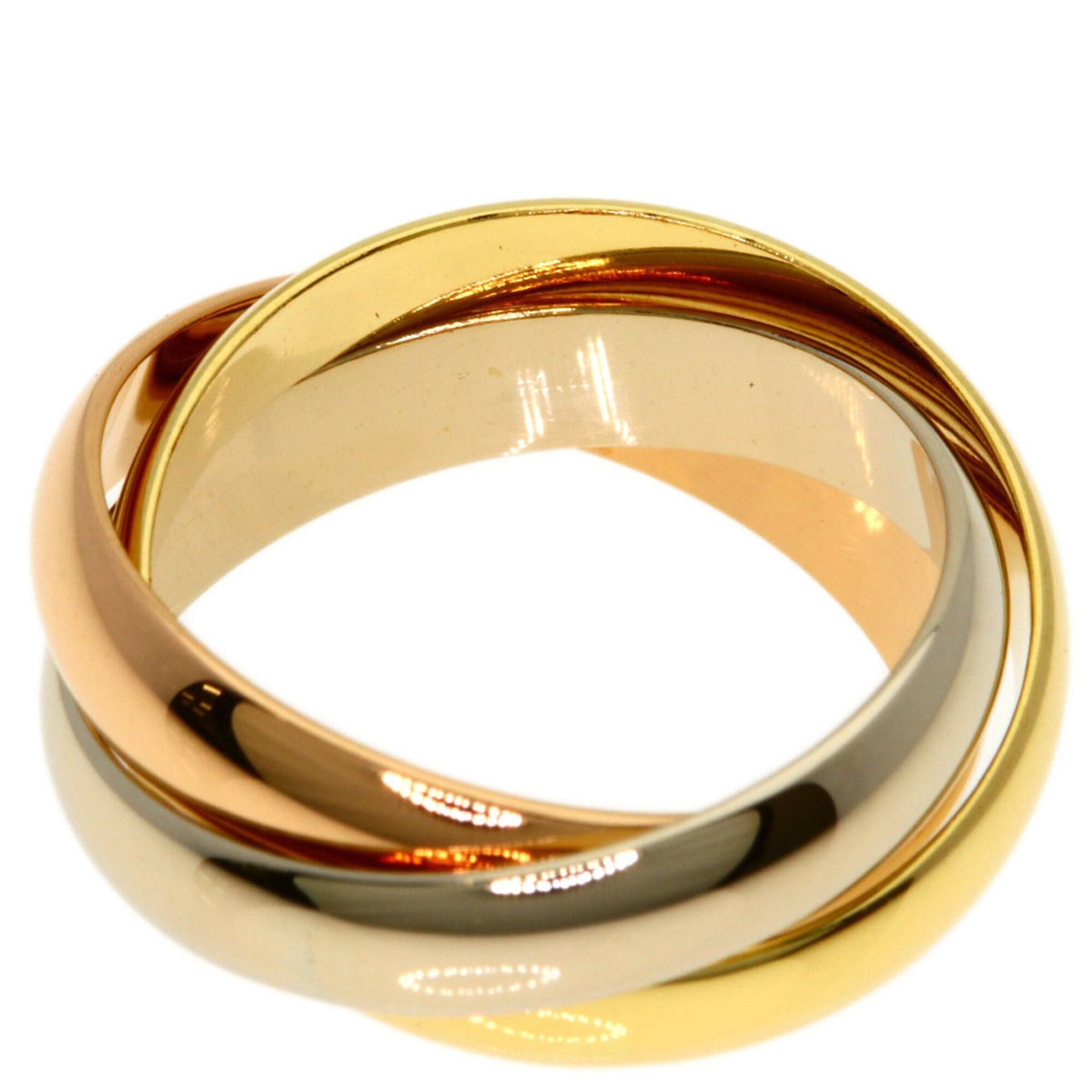 Cartier Cartier Trinity #48 Ring - 18K Yellow Gold/18K Pink White Gold Women's CARTIER Size ONE SIZE - 6 Thumbnail