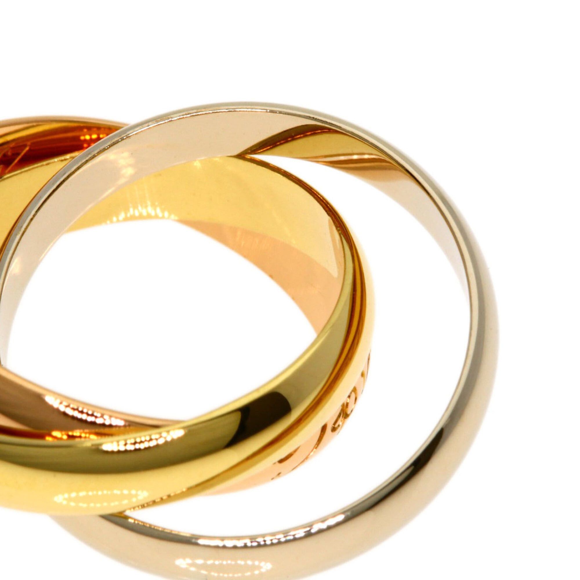 Cartier Cartier Trinity #48 Ring - 18K Yellow Gold/18K Pink White Gold Women's CARTIER Size ONE SIZE - 5 Thumbnail