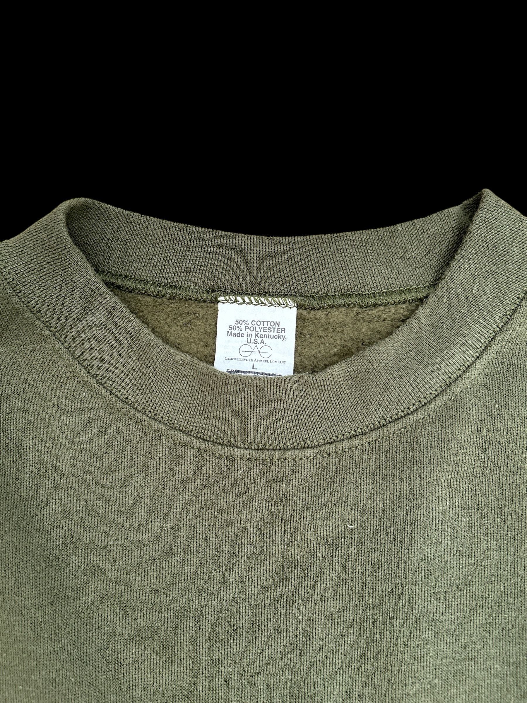 Vintage usmc 90s solid sweat Size L Size US L / EU 52-54 / 3 - 2 Thumbnail