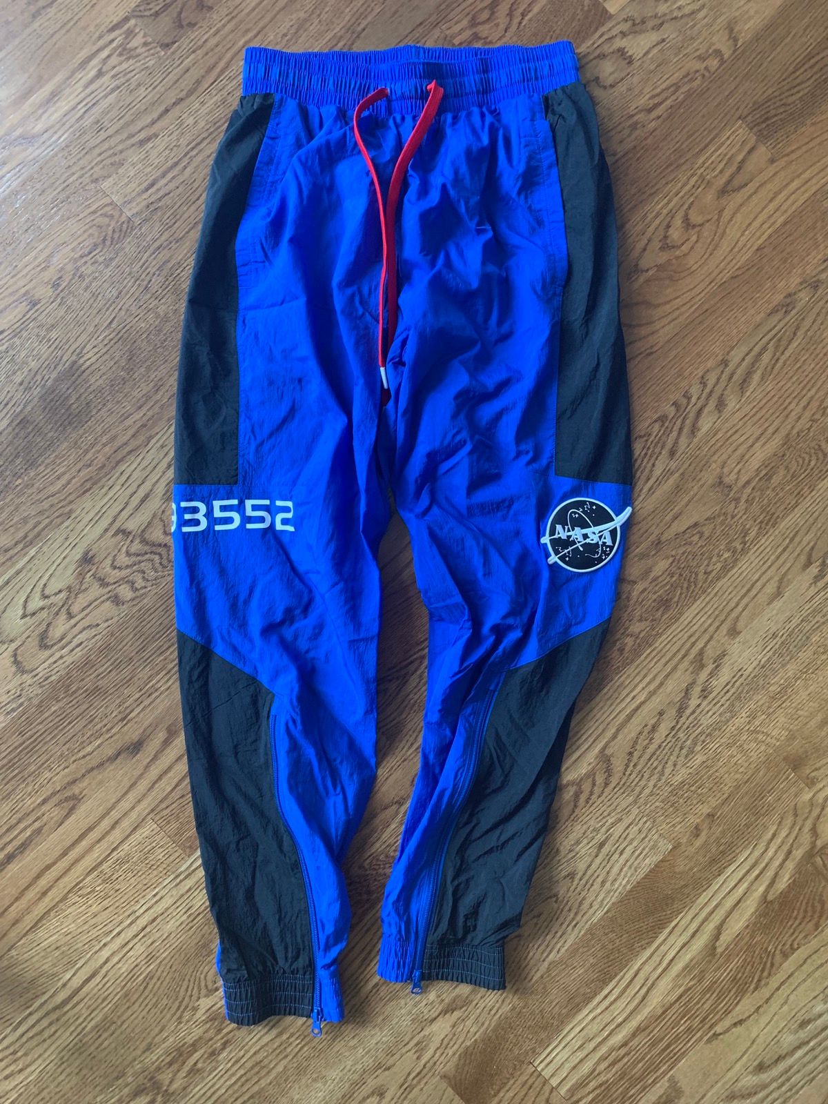 Nike (Size S SMALL) TRACK PANTS JOGGERS ONLY Nike PG Paul George NASA Mens Blue Basketball Tracksuit Size US 30 / EU 46 - 1 Preview