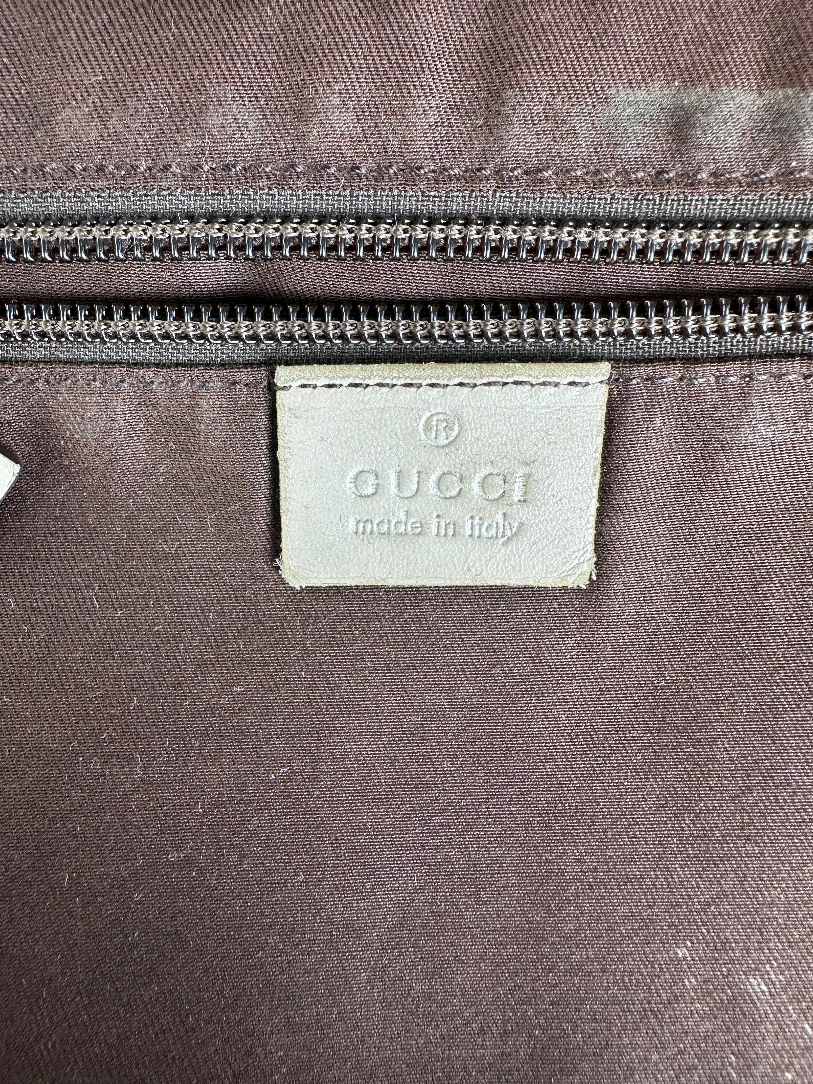 Gucci Vintage GG Monogram Canvas Crossbody Bag Brown Ivory Size ONE SIZE - 7 Thumbnail