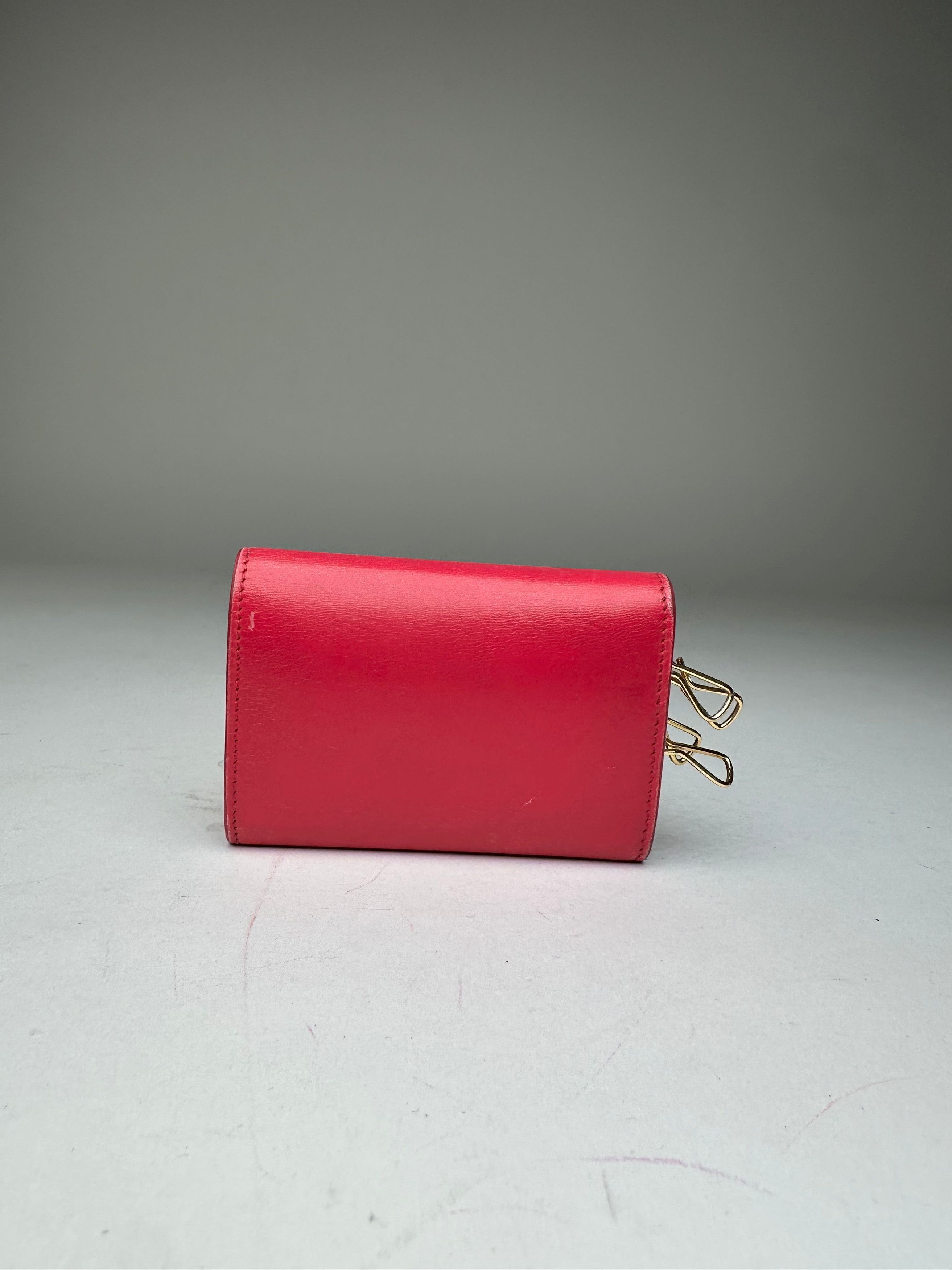 Other Saint Laurent Paris Smooth Leather Key Case Fuchsia Size ONE SIZE - 2 Thumbnail