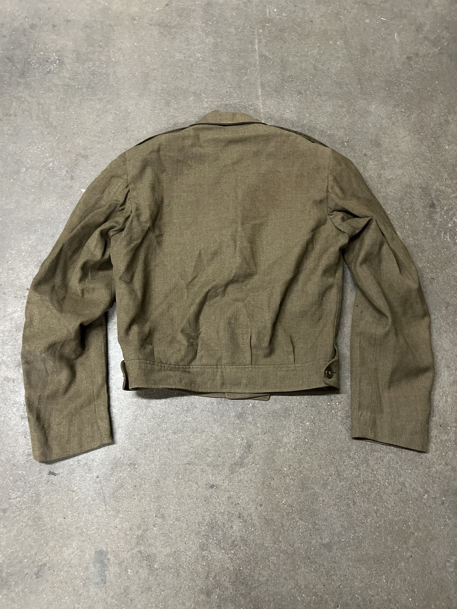 Vintage Vintage 1970s Military Distressed Wool Ike Jacket Size 38L Size US S / EU 44-46 / 1 - 4 Thumbnail