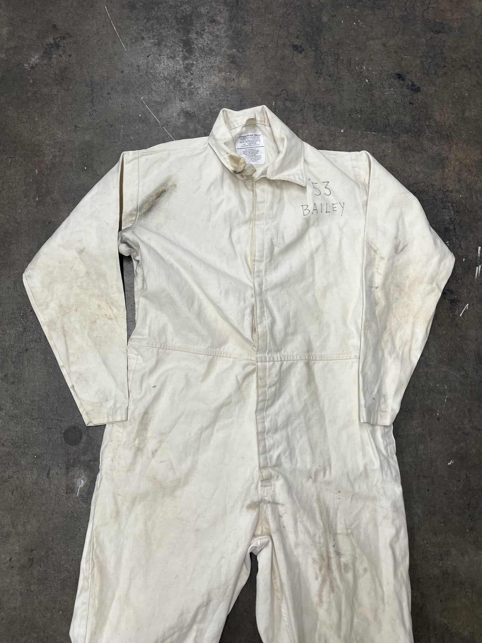 Vintage Vintage 1990s Military Explosive Handlers Overalls Size L Size US L / EU 52-54 / 3 - 2 Thumbnail