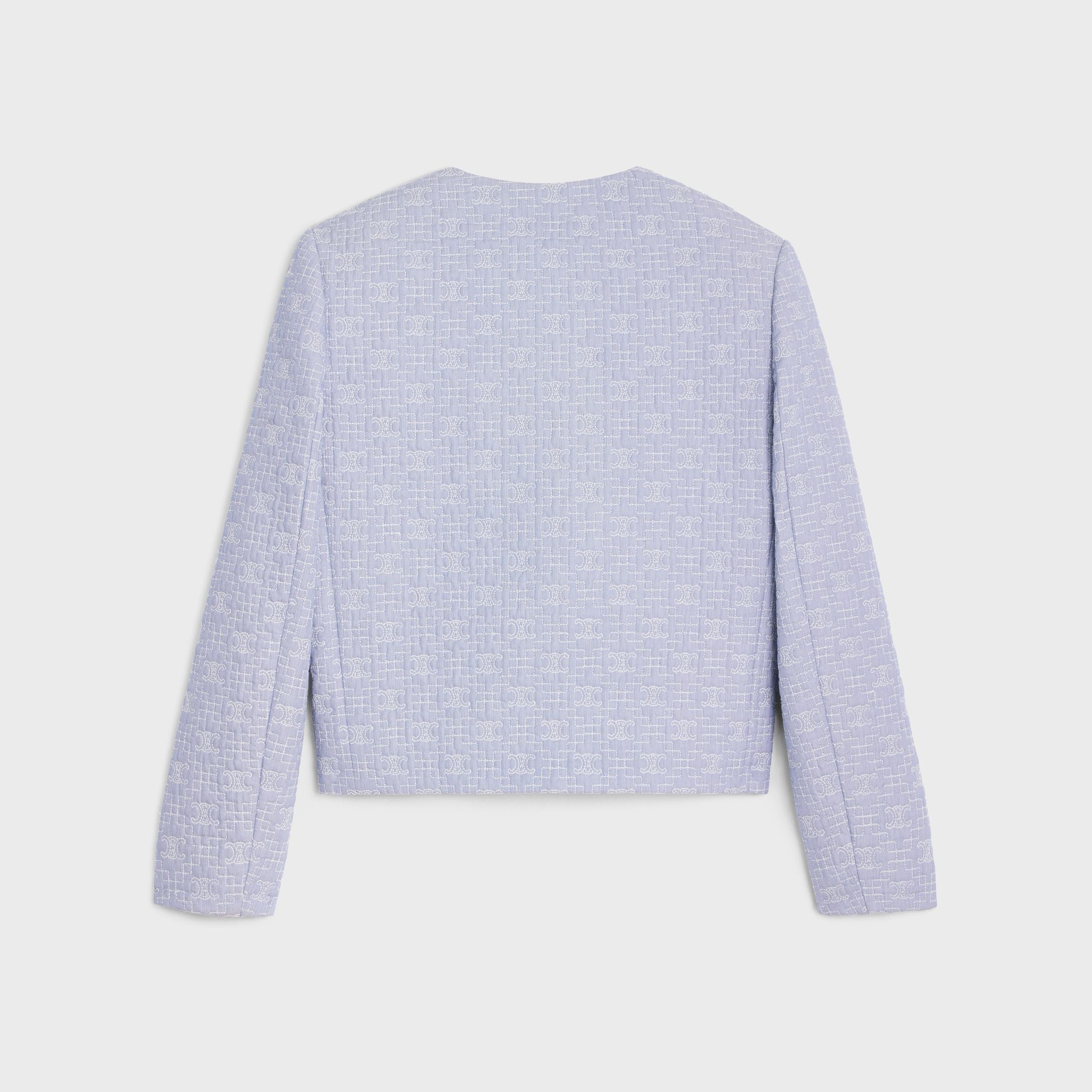 Celine TRIOMPHE BOUTIS CHELSEA JACKET IN STRIPED COTTON navy/craie Size XL / US 12-14 / IT 48-50 - 2 Thumbnail