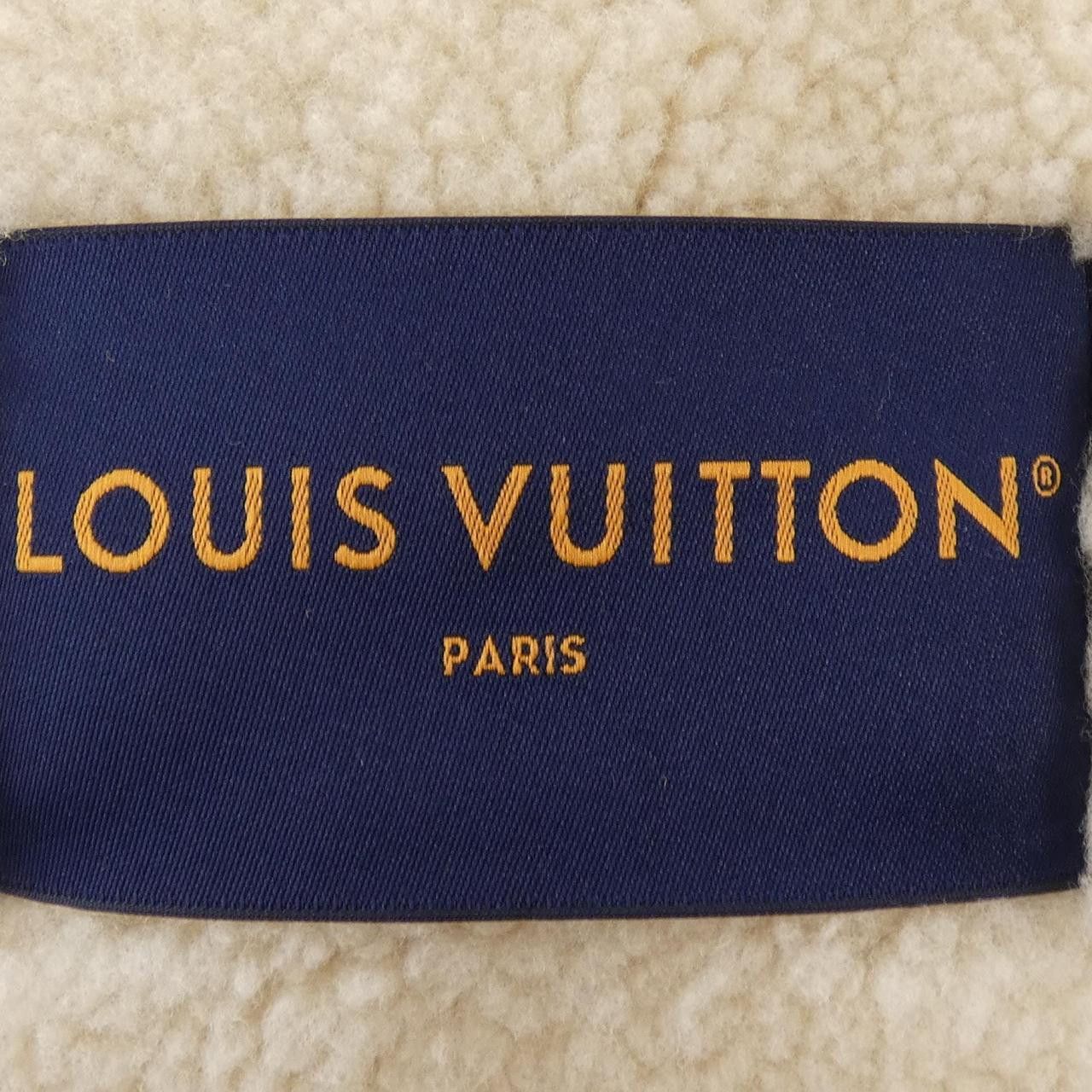 Louis Vuitton Louis Vuitton Louis Vuitton Embroidered Shearling Workwear Shearling Jacket Fur Outerwear HRL90EMLS DUTY FREE for USA Size ONE SIZE - 4 Thumbnail