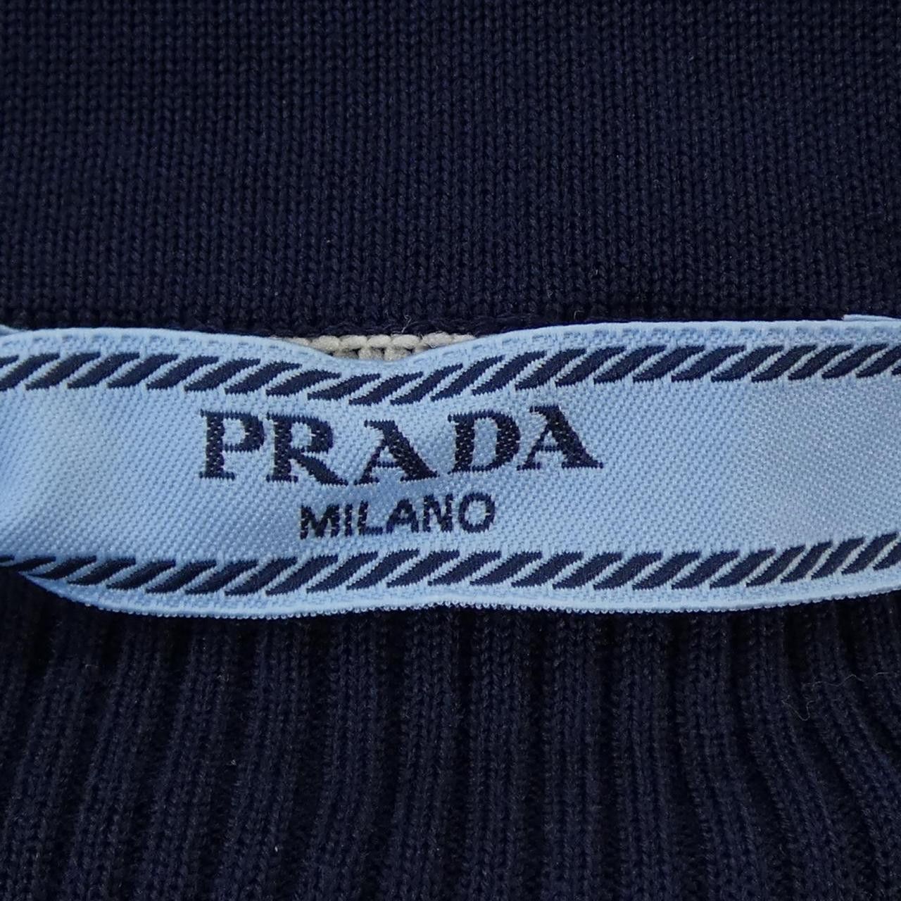 Prada Prada Prada Silk Crewneck Sweater Textile Tops P24A2U S232 13F4 DUTY FREE for USA Size ONE SIZE - 4 Thumbnail