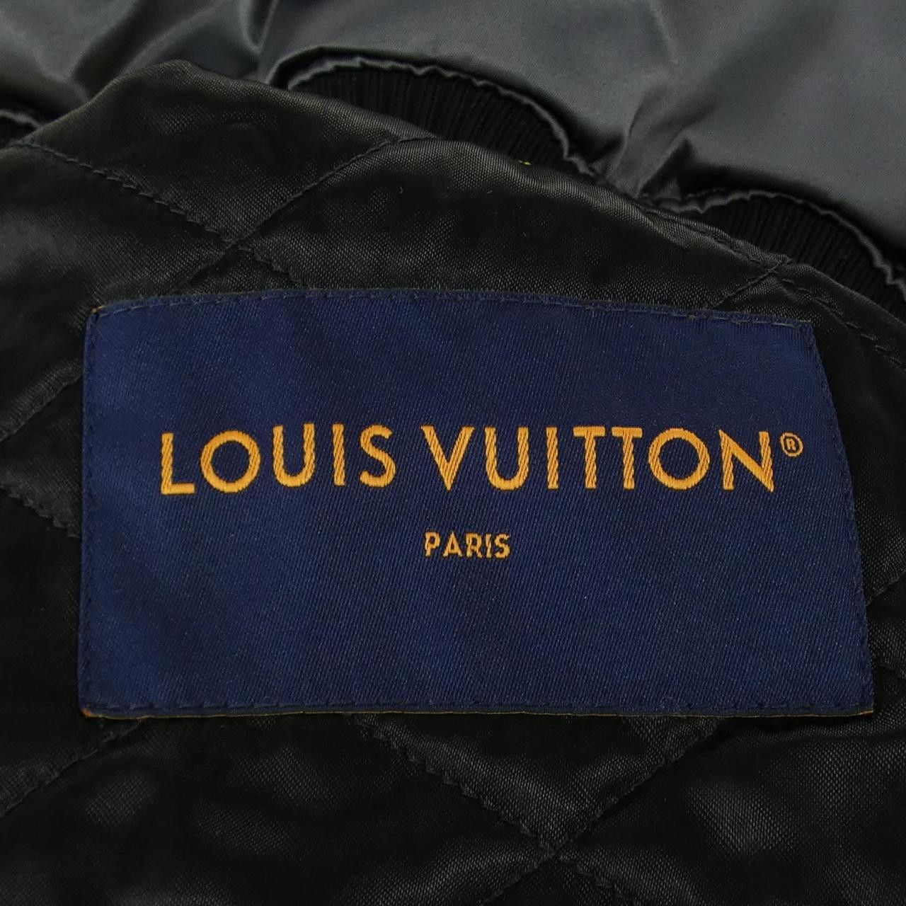 Louis Vuitton Louis Vuitton Louis Vuitton Satin Baseball Blouson Satin Blouson Plastic / Synthetic Outerwear HTB76EGPD DUTY FREE for USA Size ONE SIZE - 4 Thumbnail