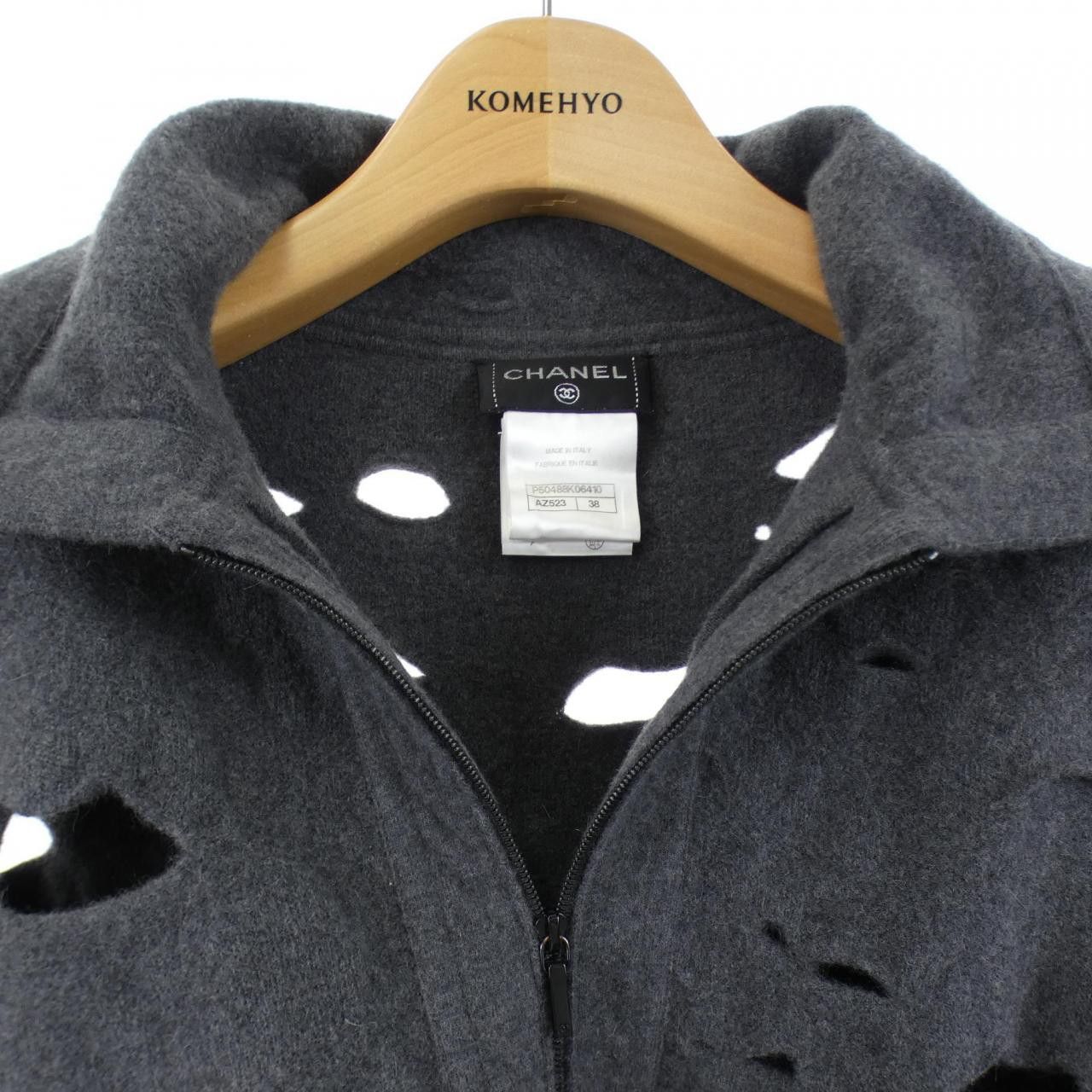 Chanel Chanel Chanel P50488K06410 Wool Jacket Textile Outerwear P50488K06410 DUTY FREE for USA Size ONE SIZE - 5 Thumbnail