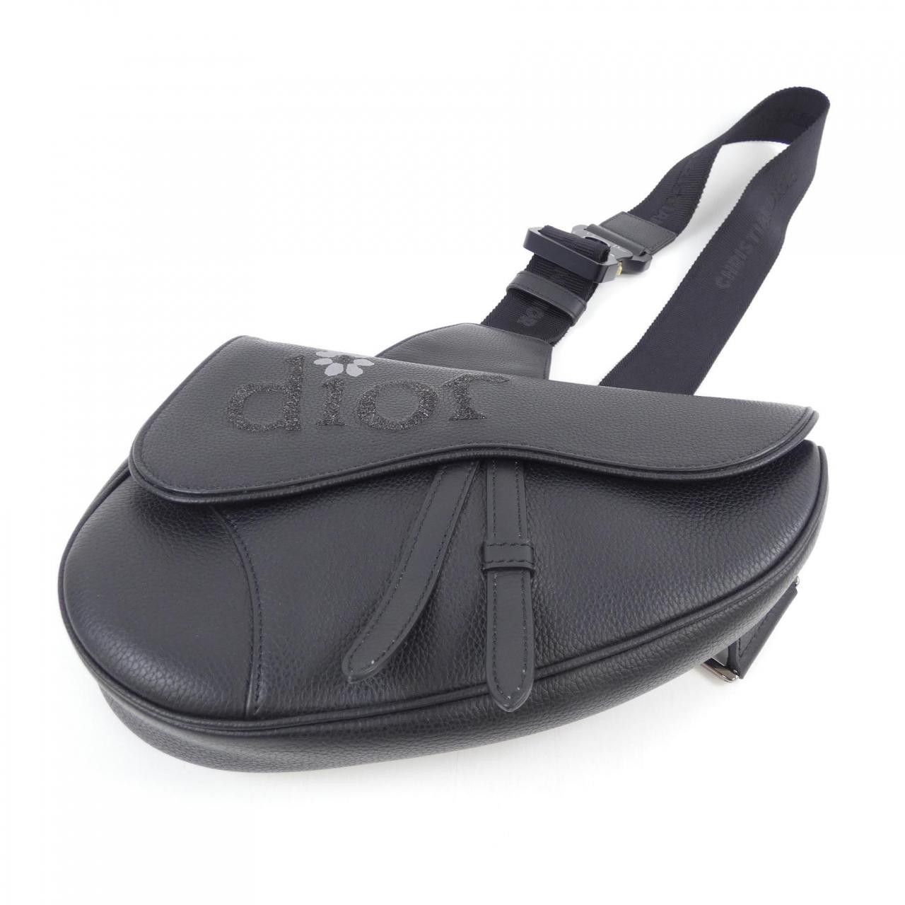 Dior Dior Dior DIOR BY ERL SADDLE Bag Leather Crossbody Bag 1ADPO093SER DUTY FREE for USA Size ONE SIZE - 4 Thumbnail