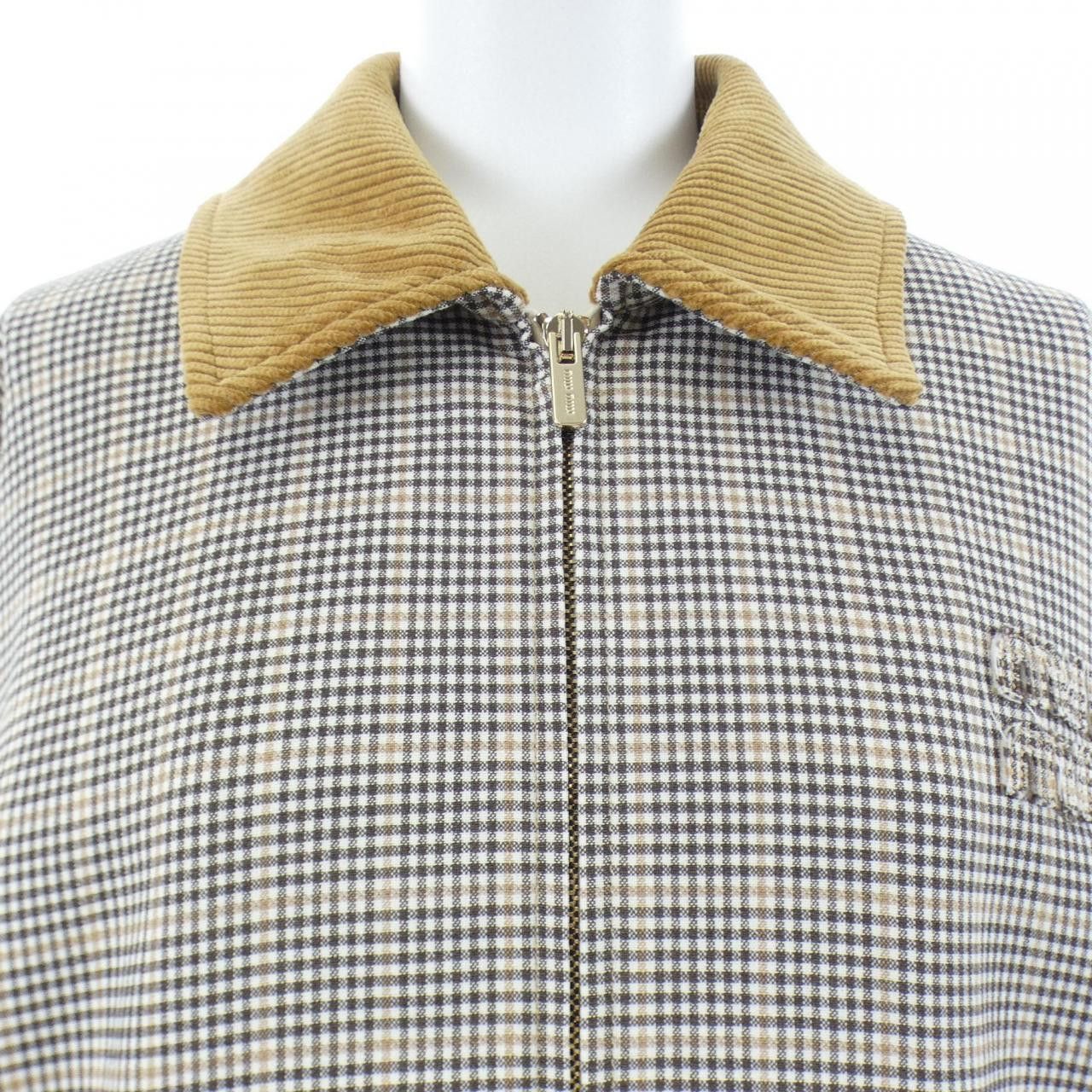 Miu Miu Miu Miu Miu Miu ML1181 SOOO 16Q8 Cotton Blouson Textile Outerwear ML1181 SOOO 16Q8 DUTY FREE for USA Size ONE SIZE - 5 Thumbnail