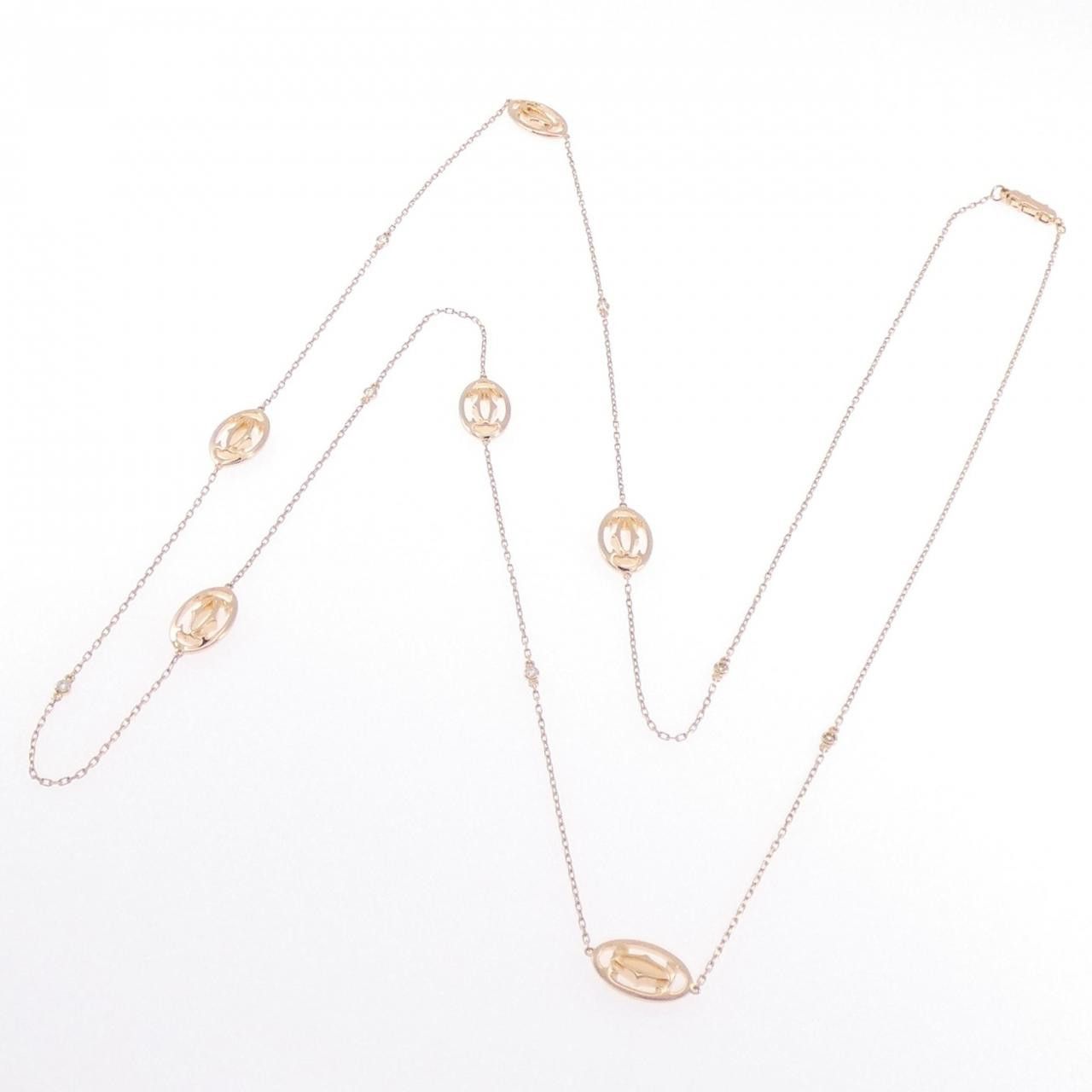 Cartier Cartier Cartier Logo 750 Pink Gold Diamond Necklace Precious Metal Necklace B7219600 DUTY FREE for USA Size ONE SIZE - 7 Thumbnail