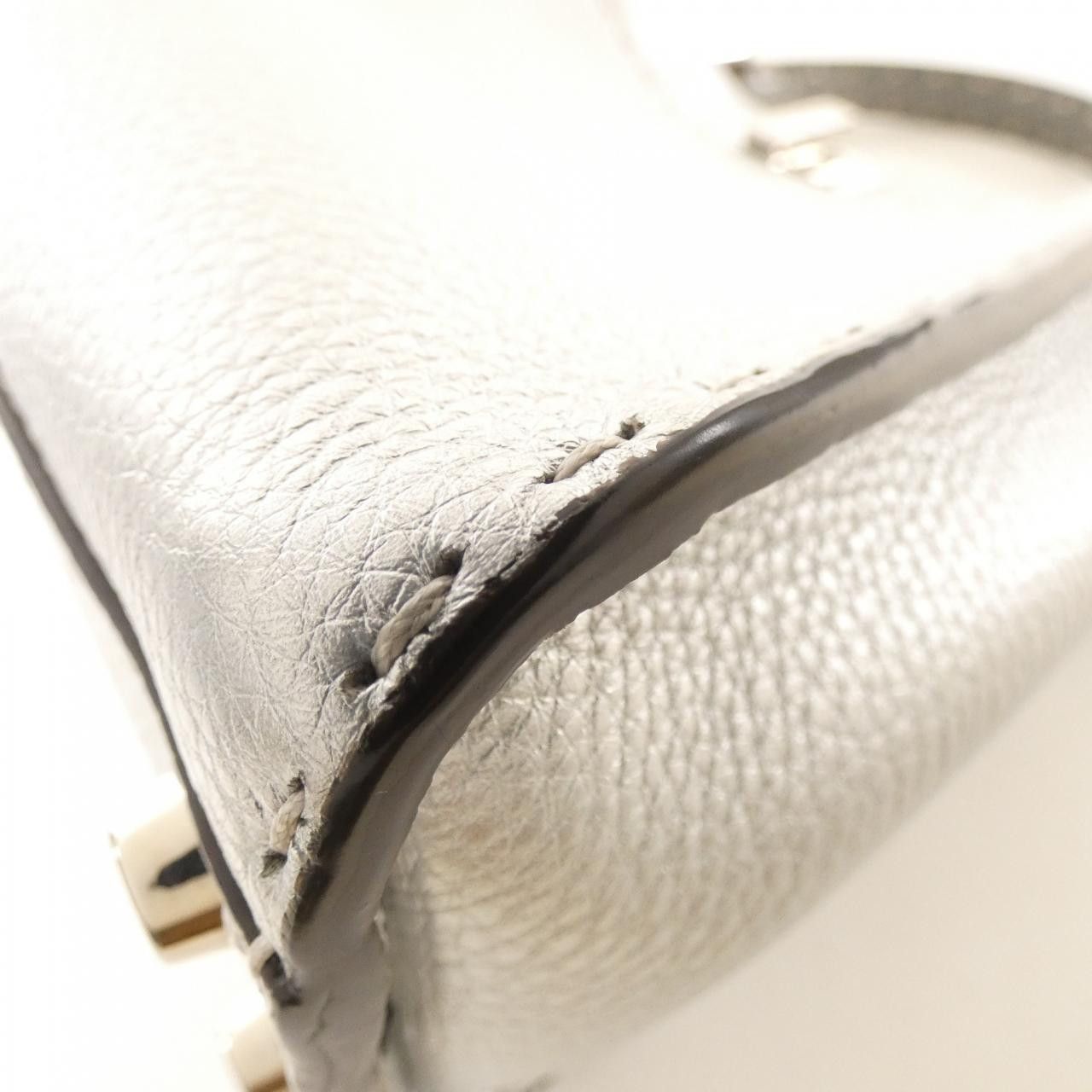 Fendi Fendi Fendi Selleria Peekaboo Mini Calf Bag Leather Crossbody Bag 8BN244 5QG DUTY FREE for USA Size ONE SIZE - 3 Thumbnail