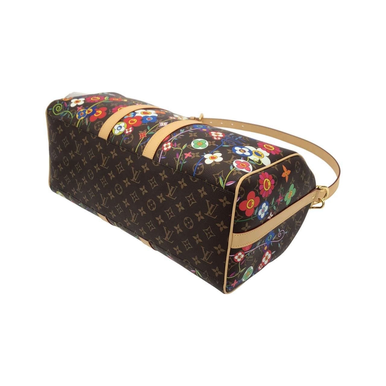 Louis Vuitton Louis Vuitton Louis Vuitton Keepall Bandouliere Monogram Boston Bag Textile Travel Bag M14182 DUTY FREE for USA Size ONE SIZE - 3 Thumbnail