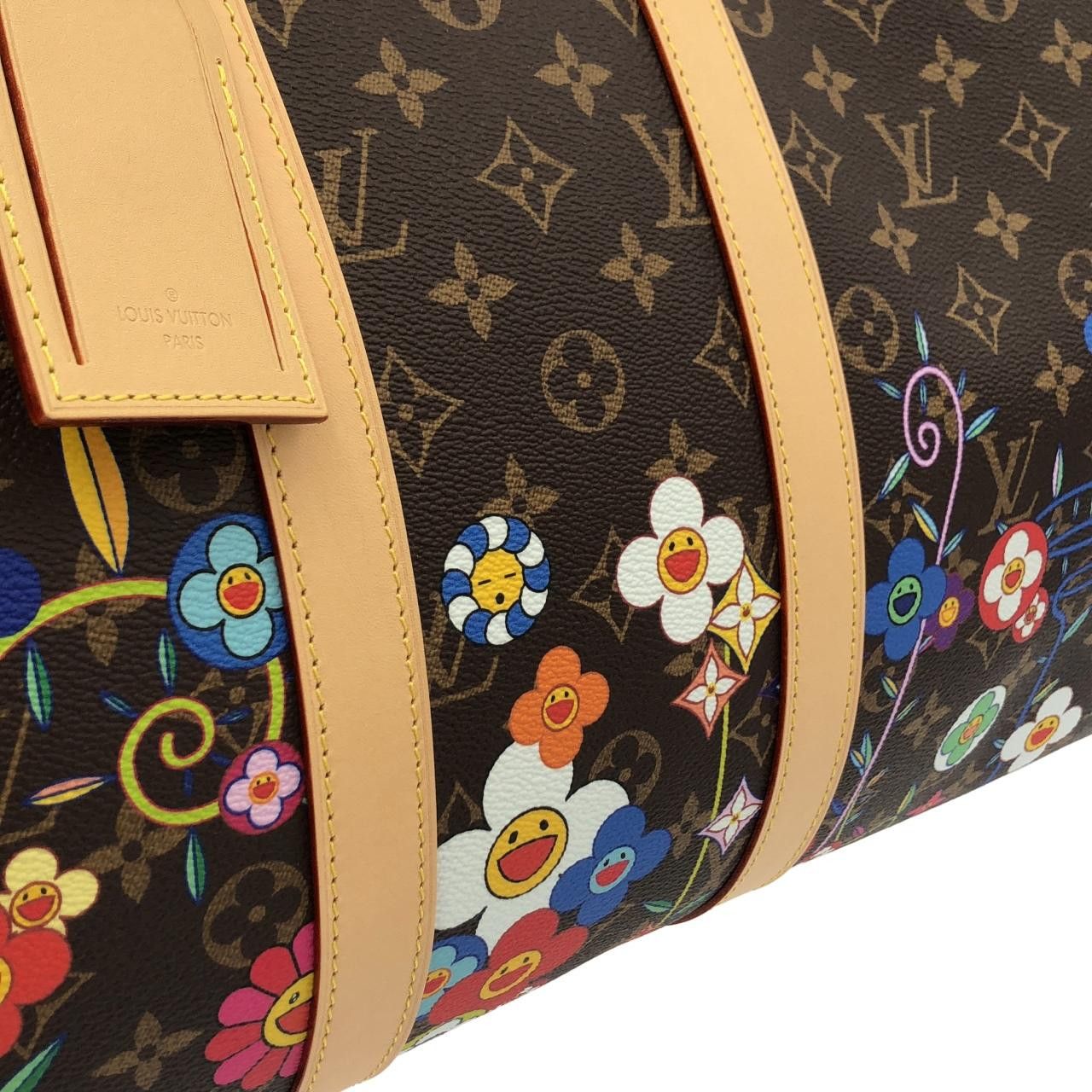 Louis Vuitton Louis Vuitton Louis Vuitton Keepall Bandouliere Monogram Boston Bag Textile Travel Bag M14182 DUTY FREE for USA Size ONE SIZE - 6 Thumbnail