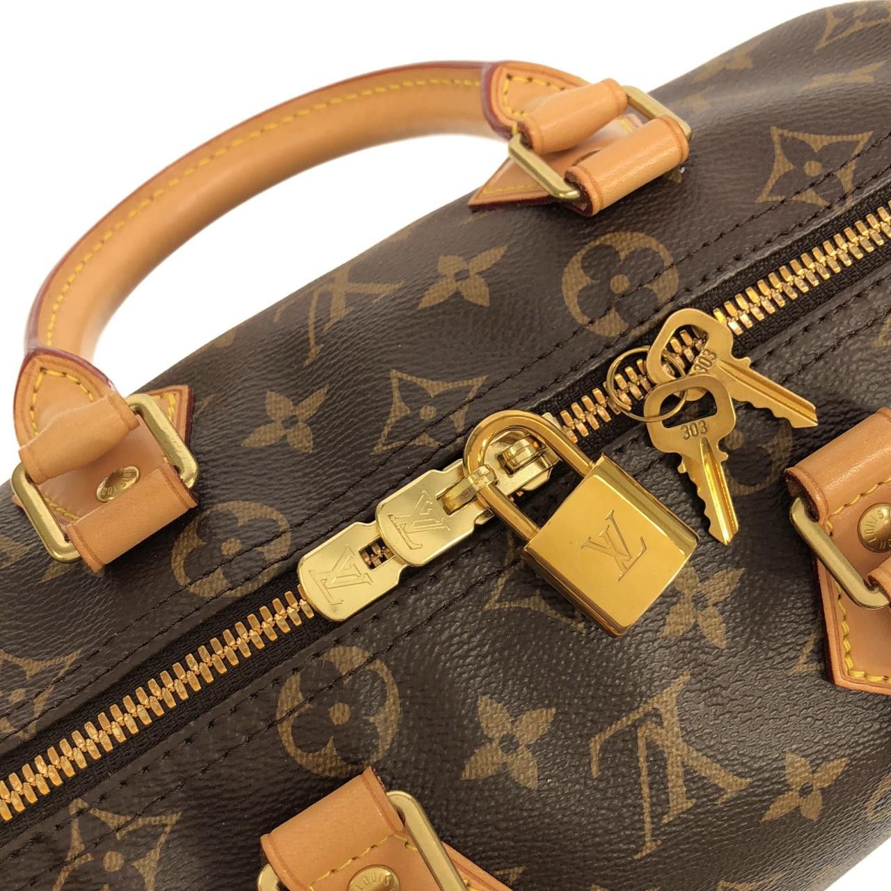 Louis Vuitton Louis Vuitton Louis Vuitton Speedy Bandouliere Monogram Boston Bag Textile Travel Bag M41113 DUTY FREE for USA Size ONE SIZE - 4 Thumbnail