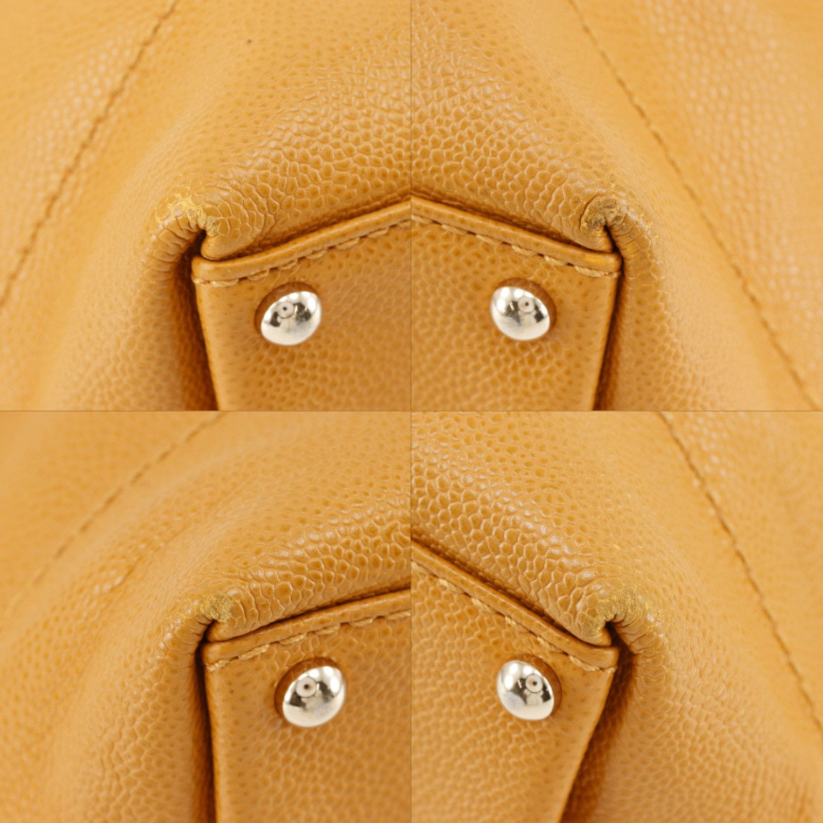 Chanel Chanel Chanel Coco Mark Caviar Skin Tote Bag Leather Tote Bag DUTY FREE for USA Size ONE SIZE - 4 Thumbnail