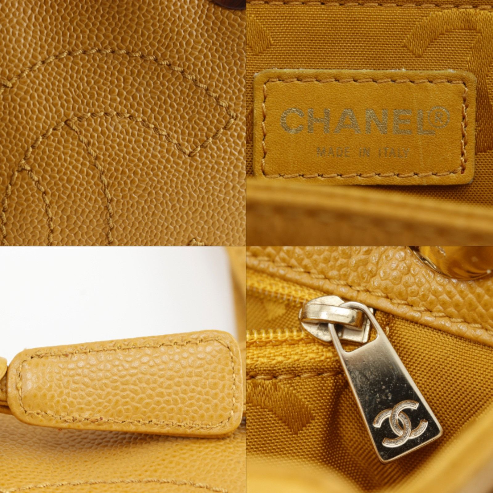 Chanel Chanel Chanel Coco Mark Caviar Skin Tote Bag Leather Tote Bag DUTY FREE for USA Size ONE SIZE - 16 Thumbnail