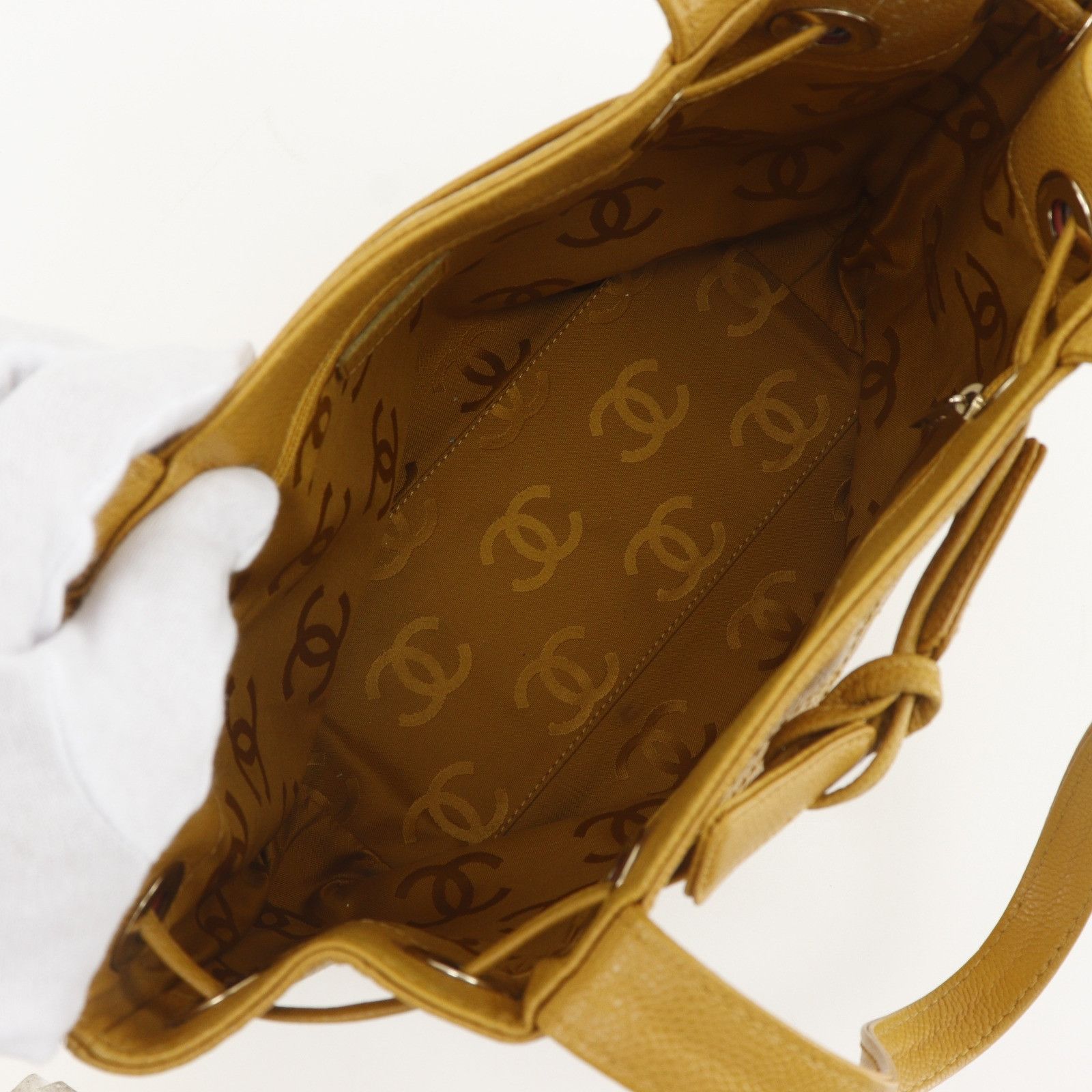Chanel Chanel Chanel Coco Mark Caviar Skin Tote Bag Leather Tote Bag DUTY FREE for USA Size ONE SIZE - 6 Thumbnail