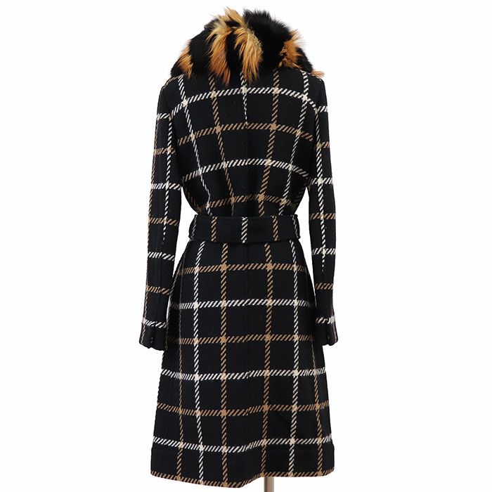 Dolce & Gabbana Dolce & Gabbana Dolce&Gabbana Wool Tweed Fox Fur Coat Textile Outerwear DUTY FREE for USA Size ONE SIZE - 5 Thumbnail