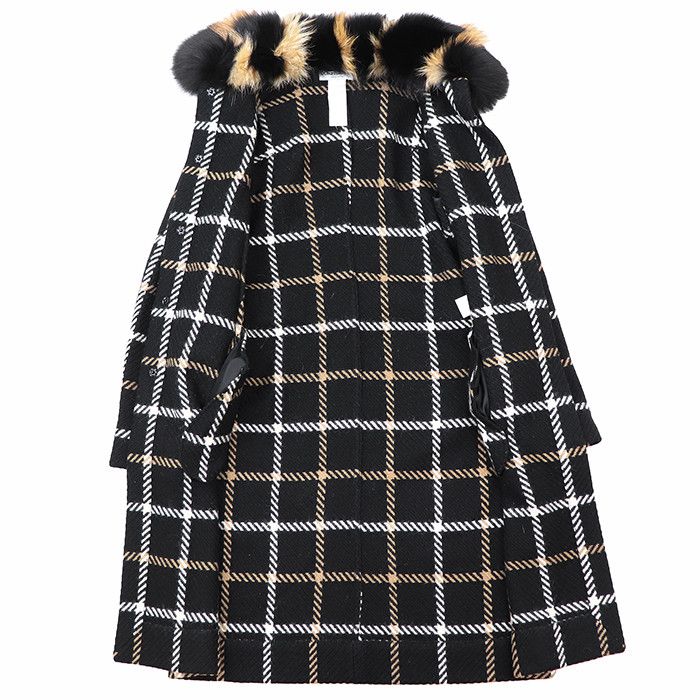 Dolce & Gabbana Dolce & Gabbana Dolce&Gabbana Wool Tweed Fox Fur Coat Textile Outerwear DUTY FREE for USA Size ONE SIZE - 7 Thumbnail