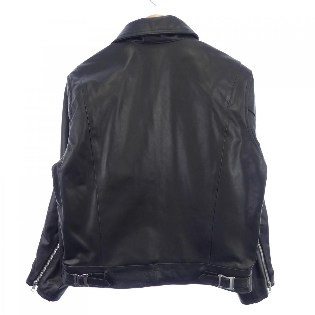 Other Other Neighborhood Calf Leather Riders Jacket Leather Outerwear DUTY FREE for USA Size ONE SIZE - 2 Thumbnail
