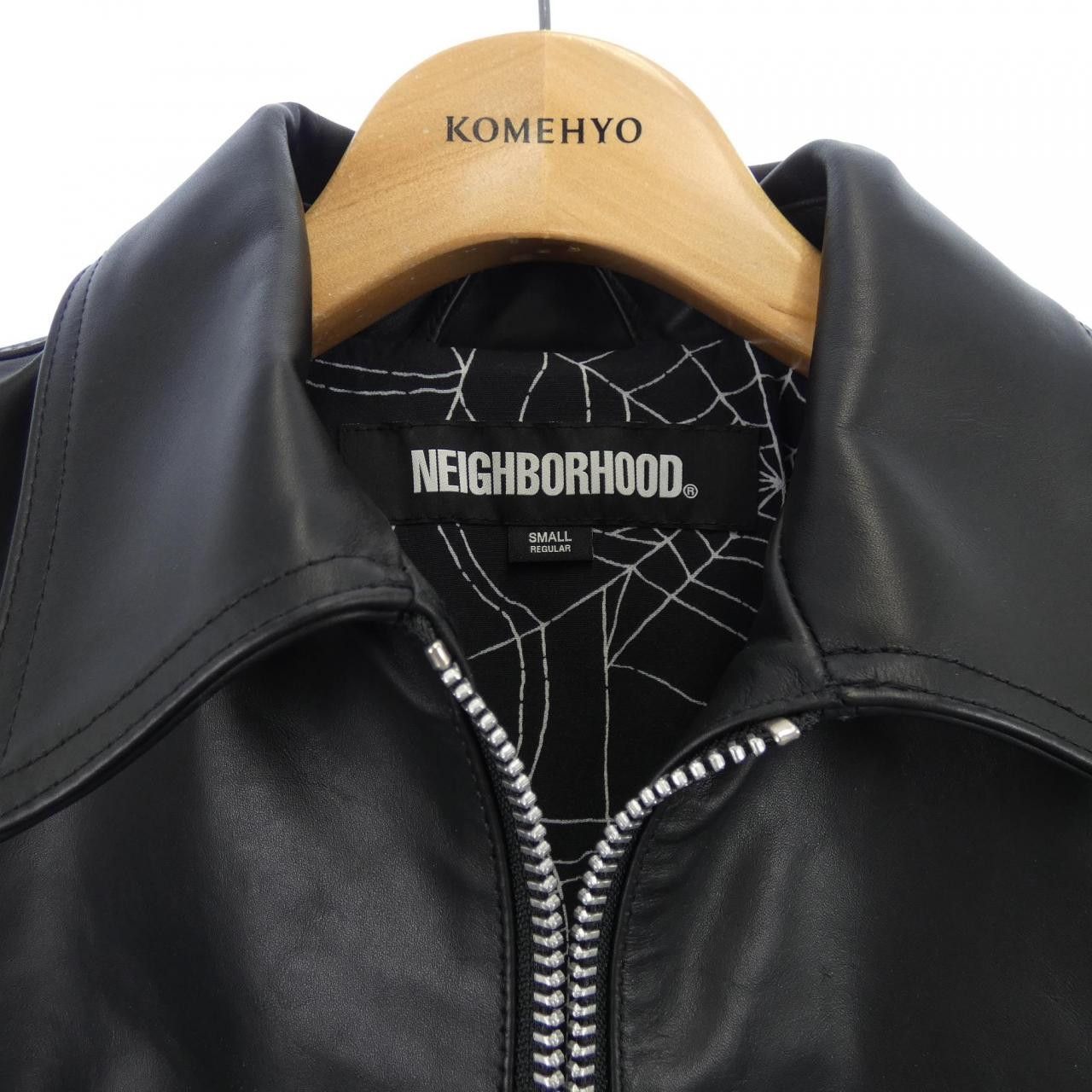 Other Other Neighborhood Calf Leather Riders Jacket Leather Outerwear DUTY FREE for USA Size ONE SIZE - 5 Thumbnail