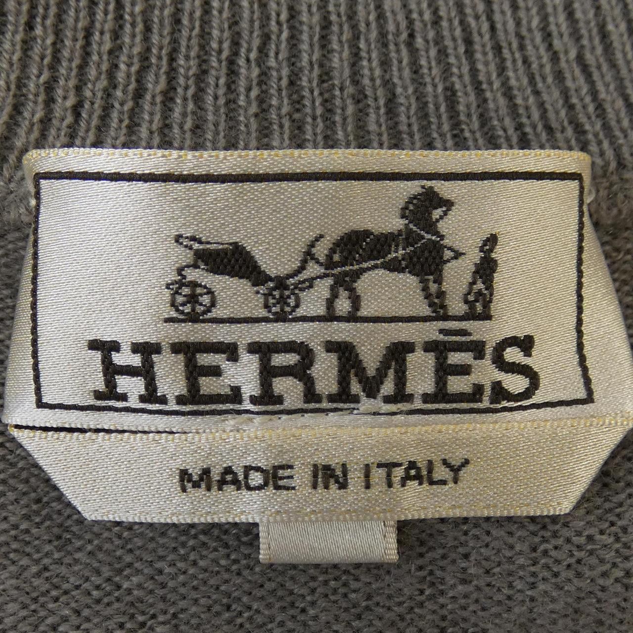 Hermes Hermes Hermes Cashmere Knit Textile Tops DUTY FREE for USA Size ONE SIZE - 4 Thumbnail