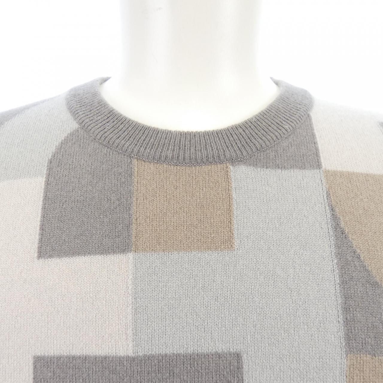 Hermes Hermes Hermes Cashmere Knit Textile Tops DUTY FREE for USA Size ONE SIZE - 5 Thumbnail