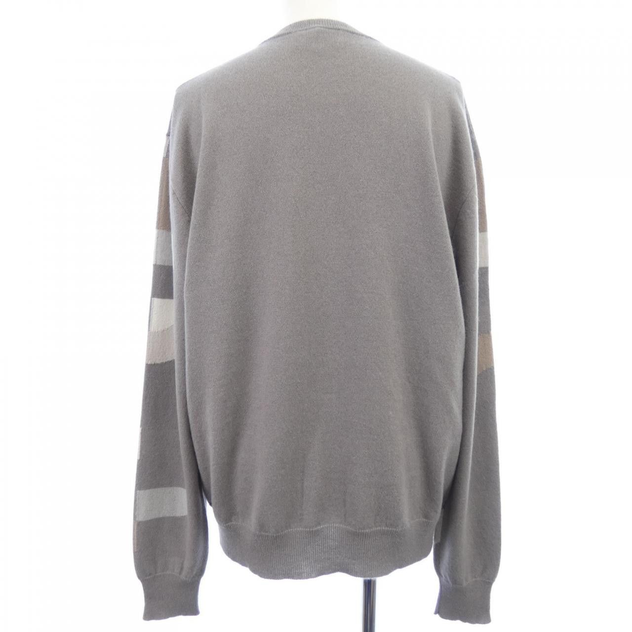 Hermes Hermes Hermes Cashmere Knit Textile Tops DUTY FREE for USA Size ONE SIZE - 2 Thumbnail