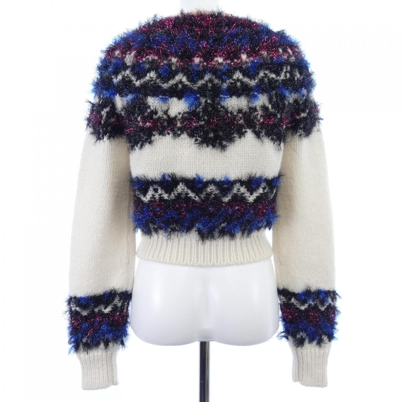 Chanel Chanel Chanel Cashmere Blend Knit Top Textile Tops P71555K10323 DUTY FREE for USA Size ONE SIZE - 2 Thumbnail