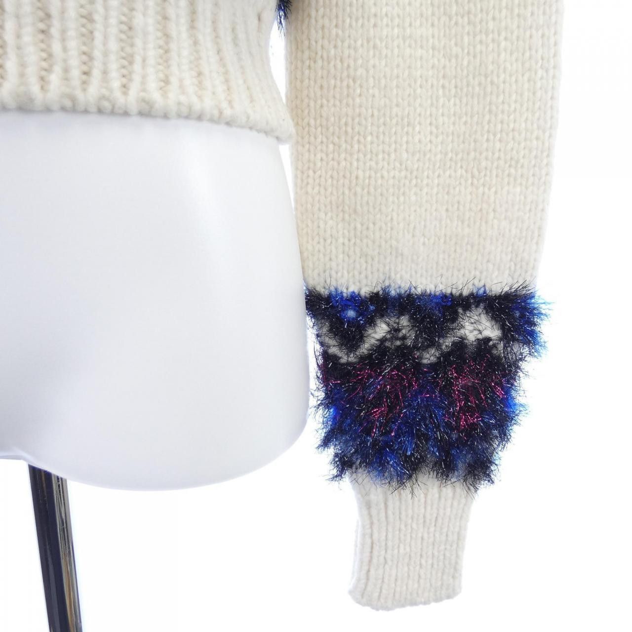 Chanel Chanel Chanel Cashmere Blend Knit Top Textile Tops P71555K10323 DUTY FREE for USA Size ONE SIZE - 7 Thumbnail