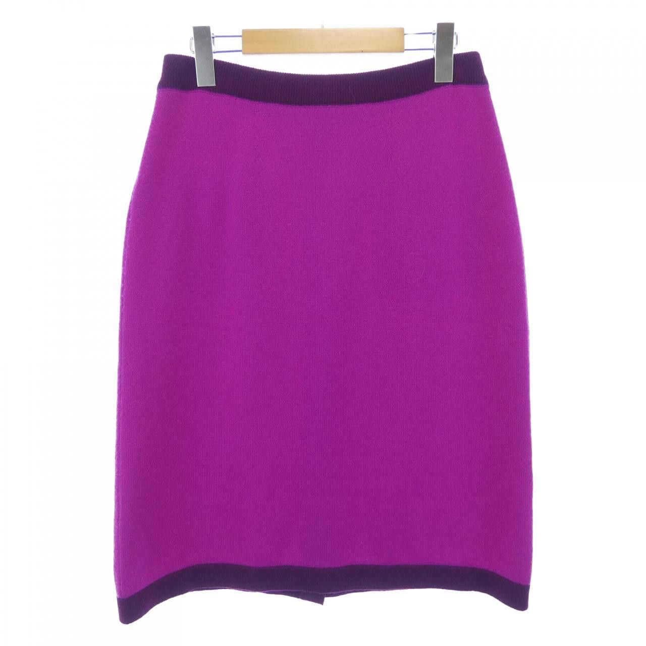 Chanel Chanel Chanel Cashmere Skirt Textile Skirts P64644K60663 DUTY FREE for USA Size ONE SIZE - 2 Thumbnail